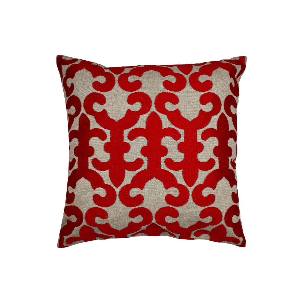 Housse de coussin faite main Kayon Rouge 40 x 40 cm | D&eacu