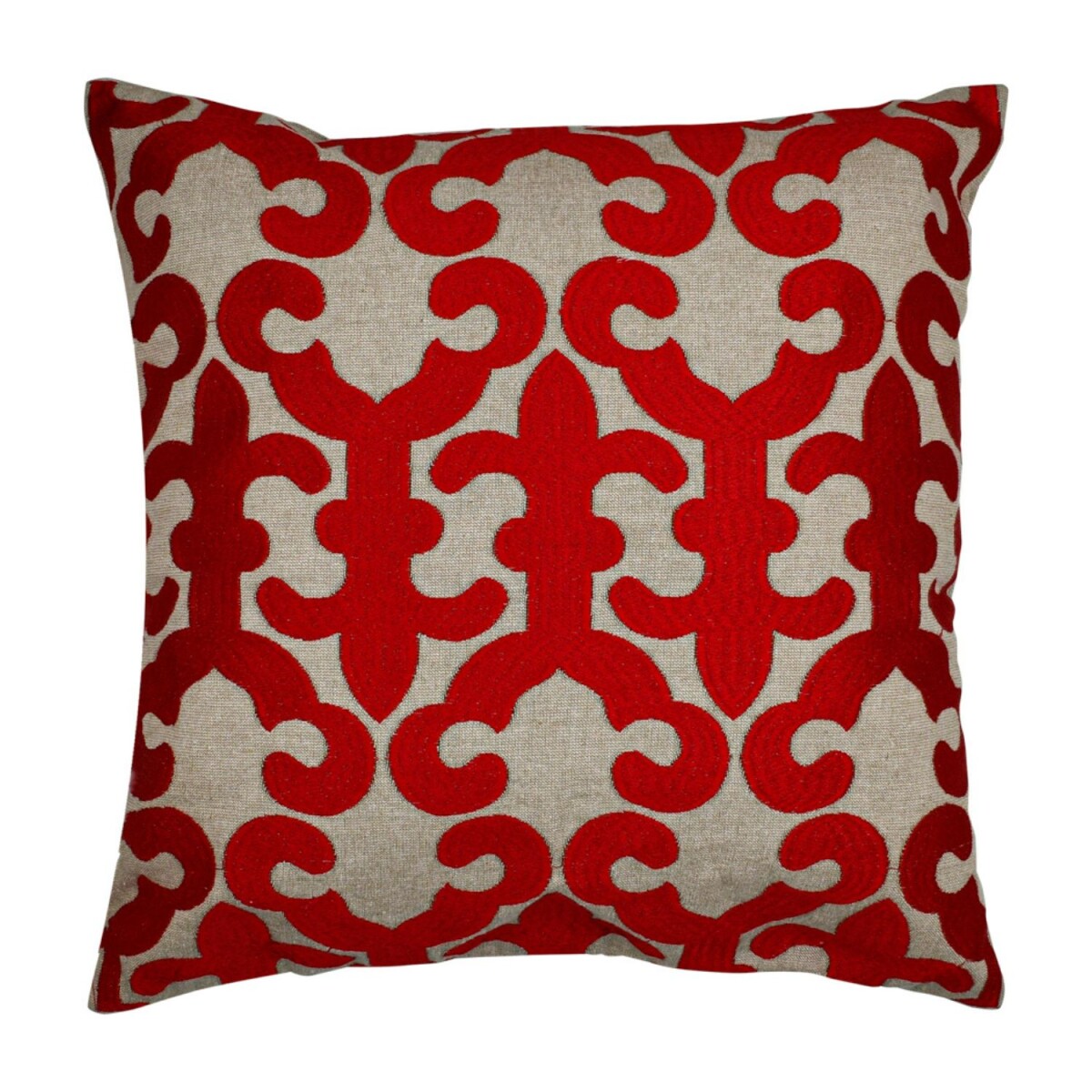 Housse de coussin faite main Kayon Rouge 50 x 50 cm | D&eacu