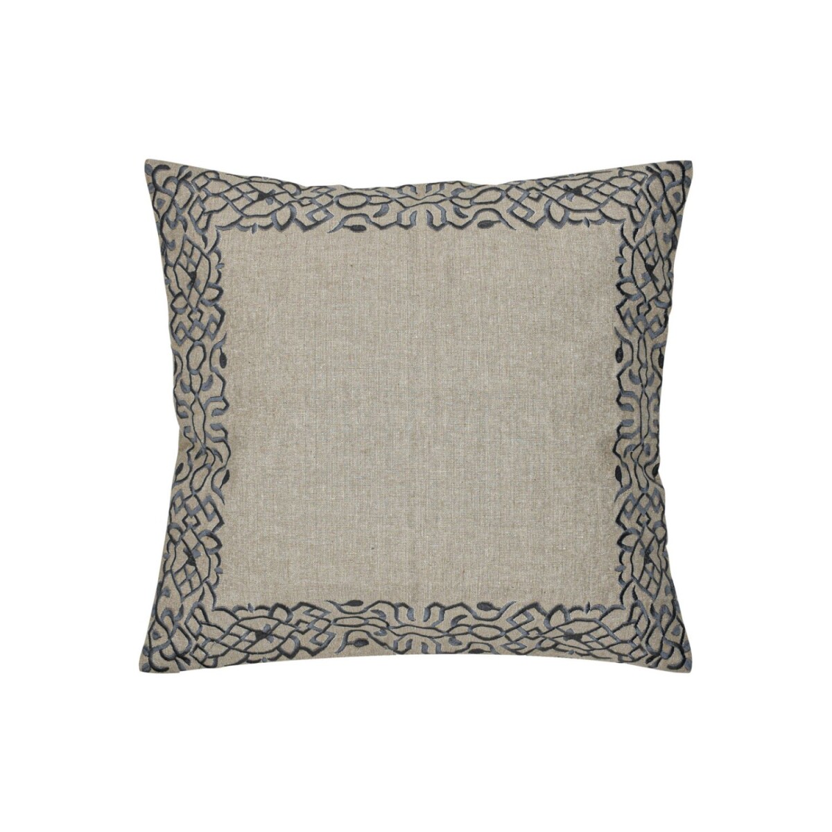 Housse de coussin faite main Frisia Gris 40 x 40 cm | D&eacu