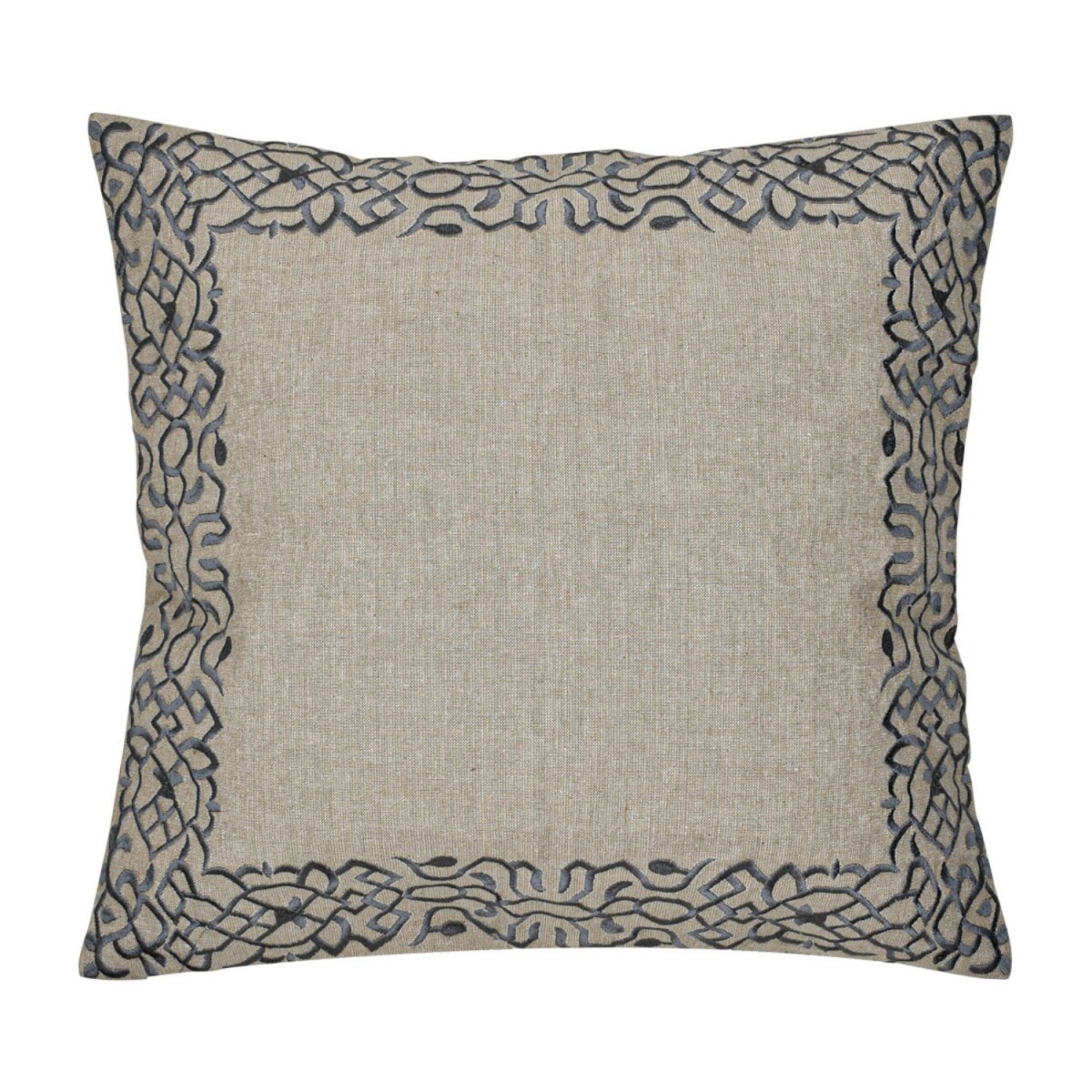 Housse de coussin faite main Frisia Gris box