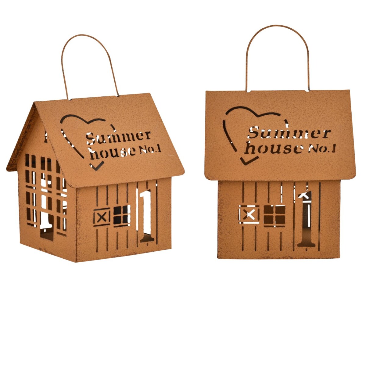 Lot de 2 bougeoirs &laquo; Rang&eacute;e de...