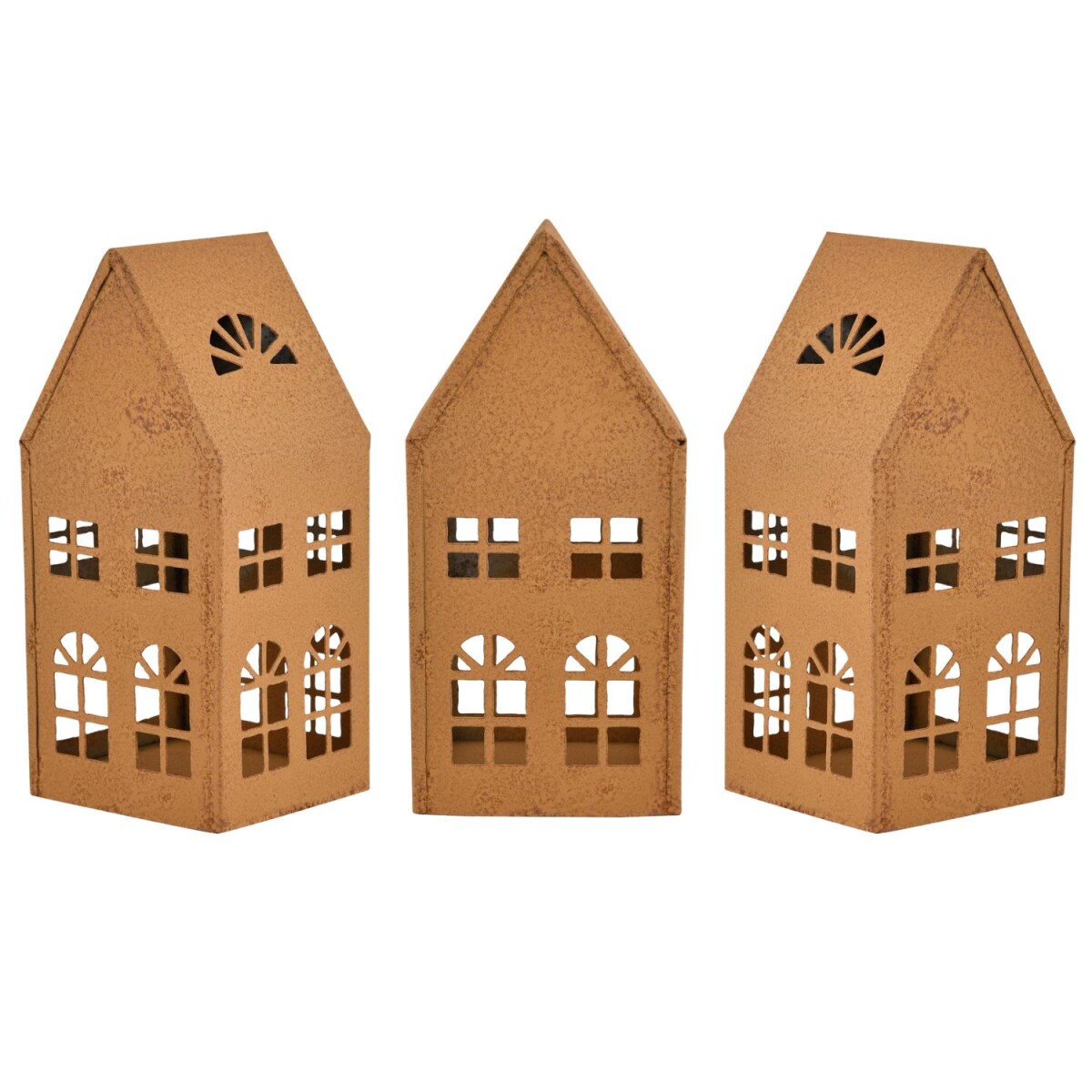 Lot de 3 bougeoirs &laquo; rang&eacute;e de...