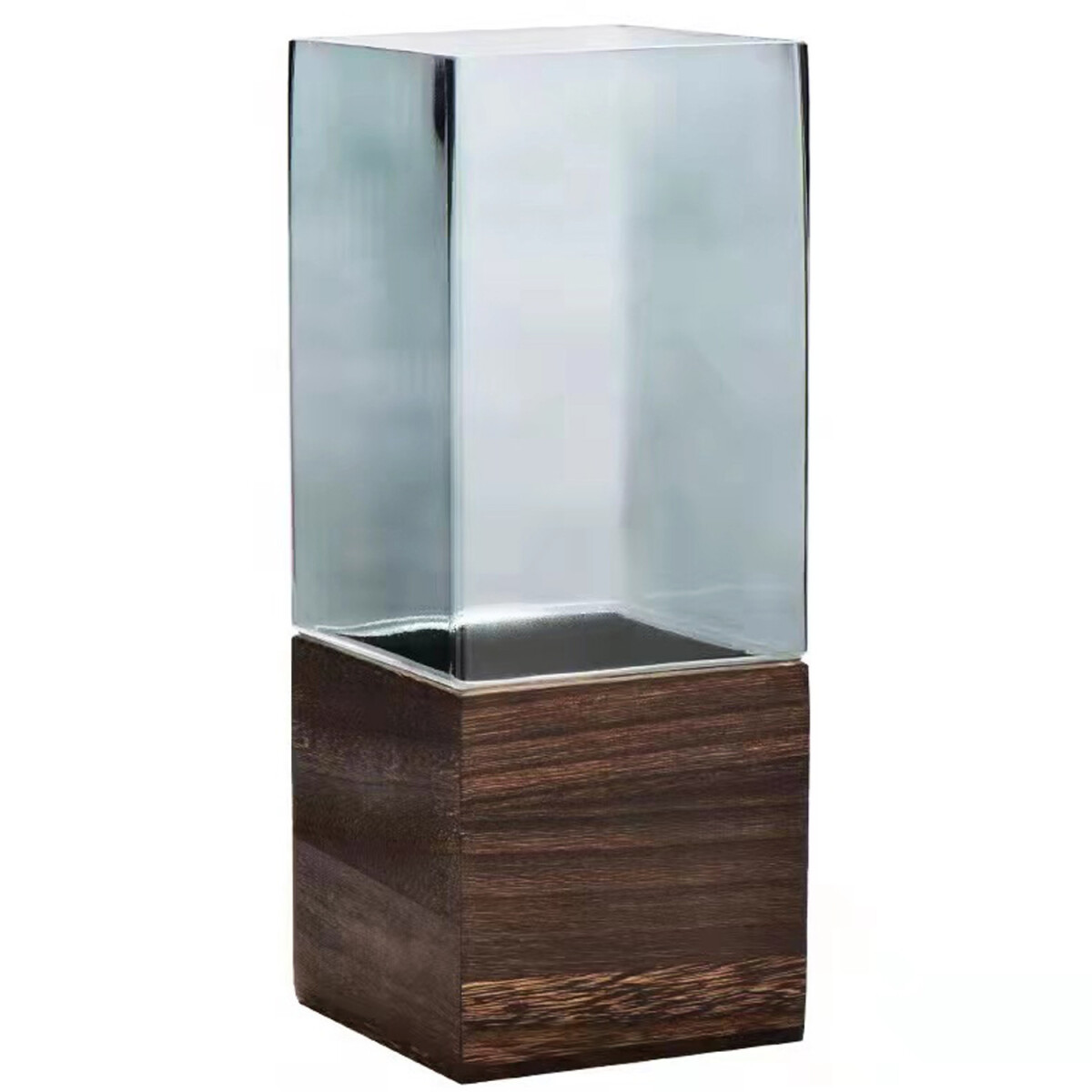 Vase en verre Modern Madrid gris, de for box
