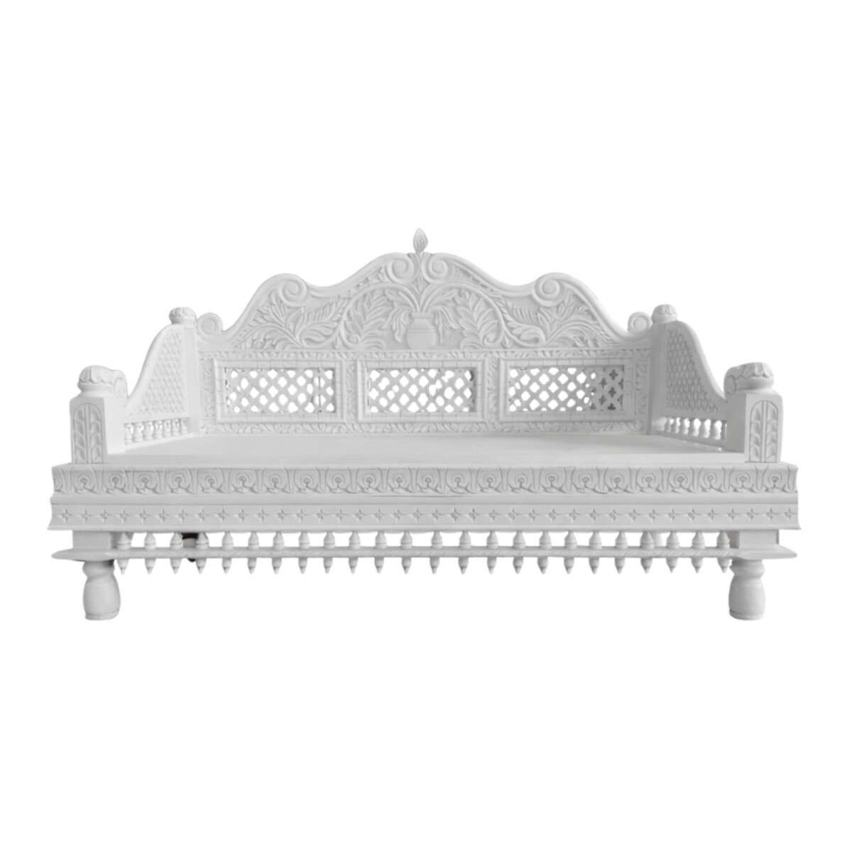 Banc en bois massif sculpté &agra box