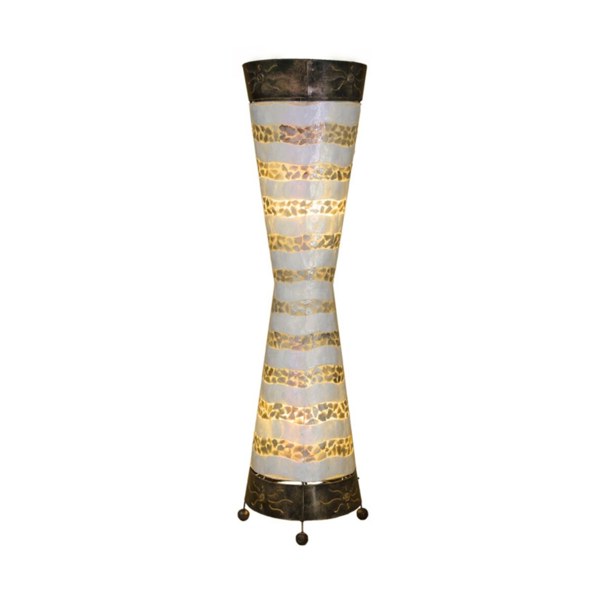 Lampadaire Leandro 100 cm, coquillage Ca box