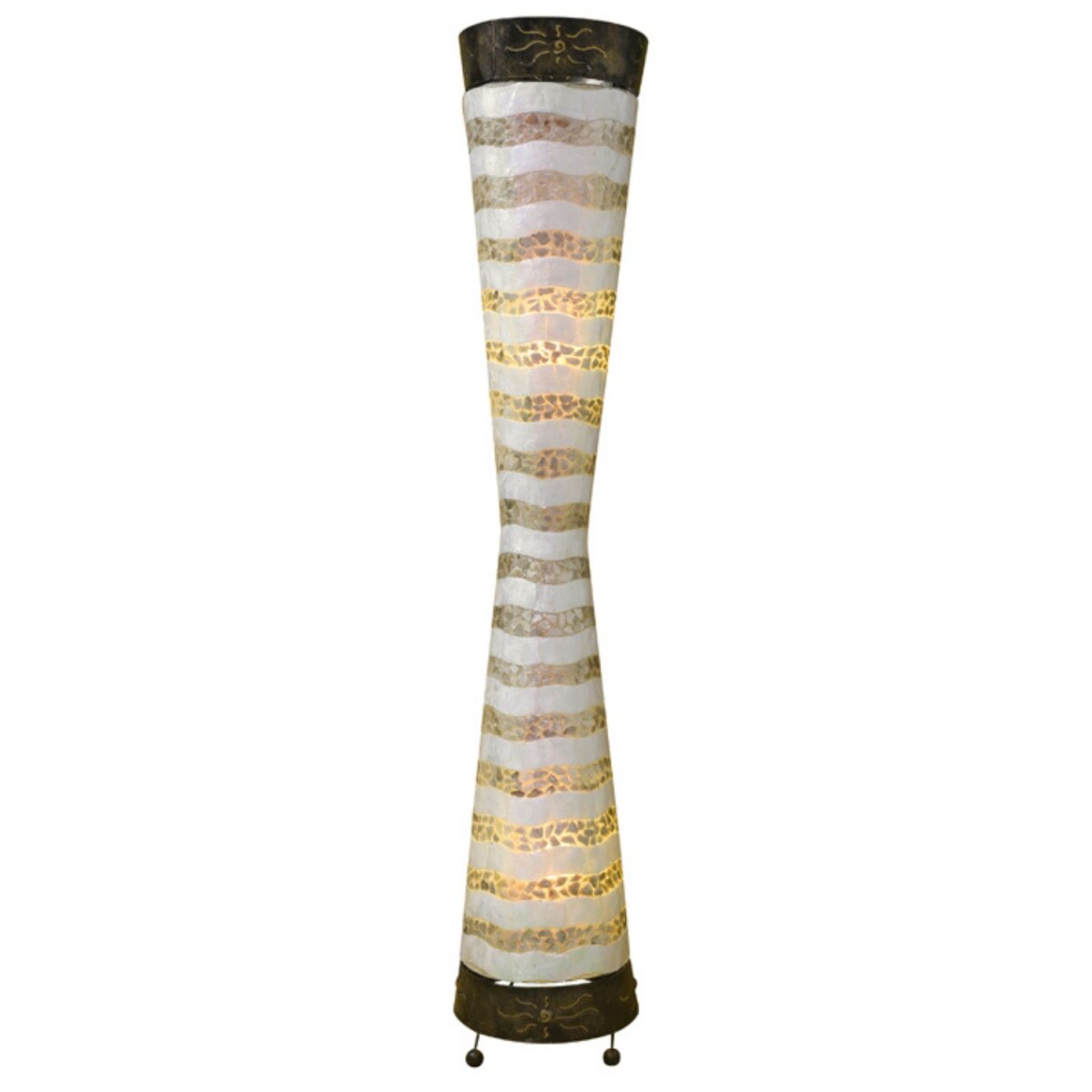Lampadaire Leandro 150 cm, coquillage Ca box