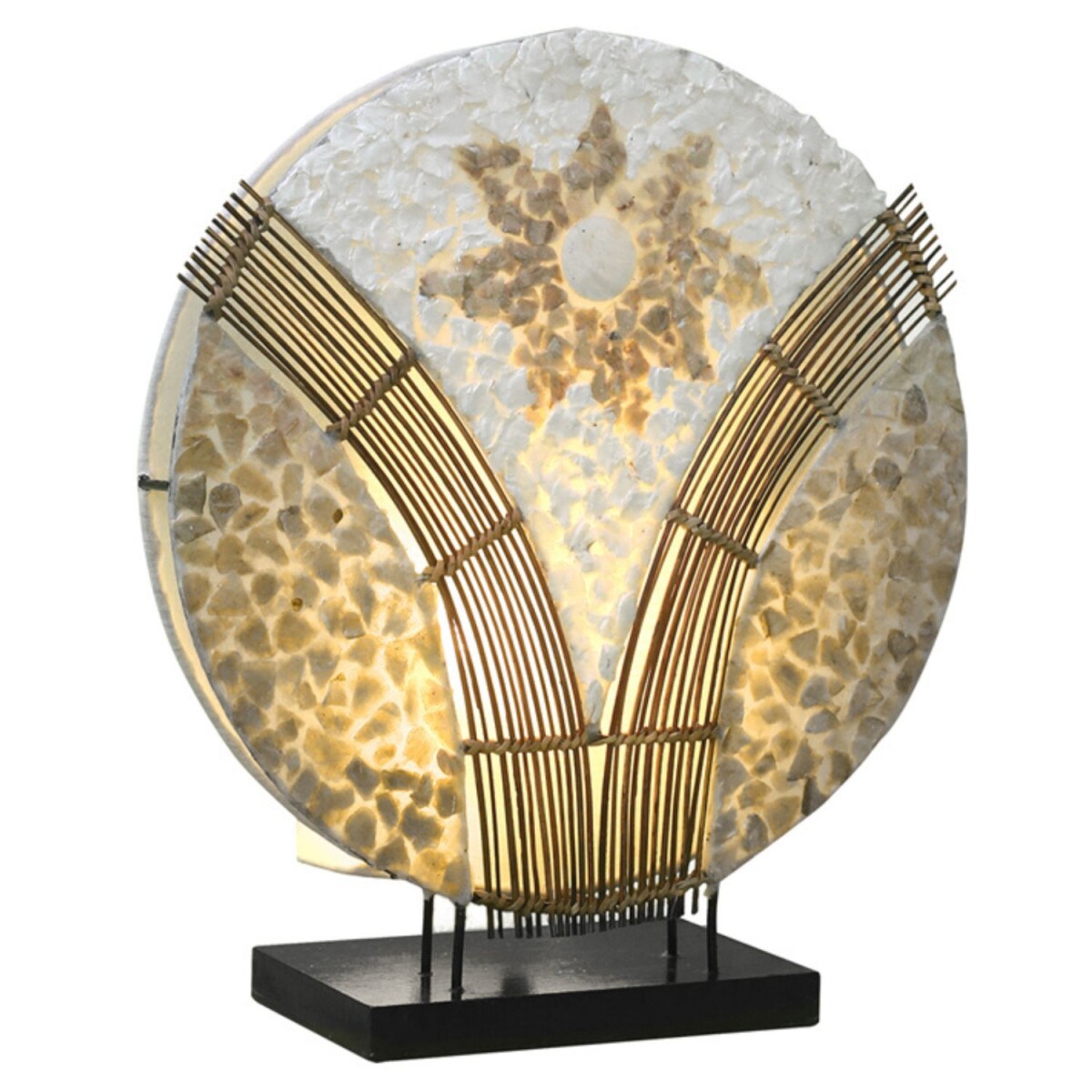 Lampe de table Luzie 30 cm, style boh&eg box