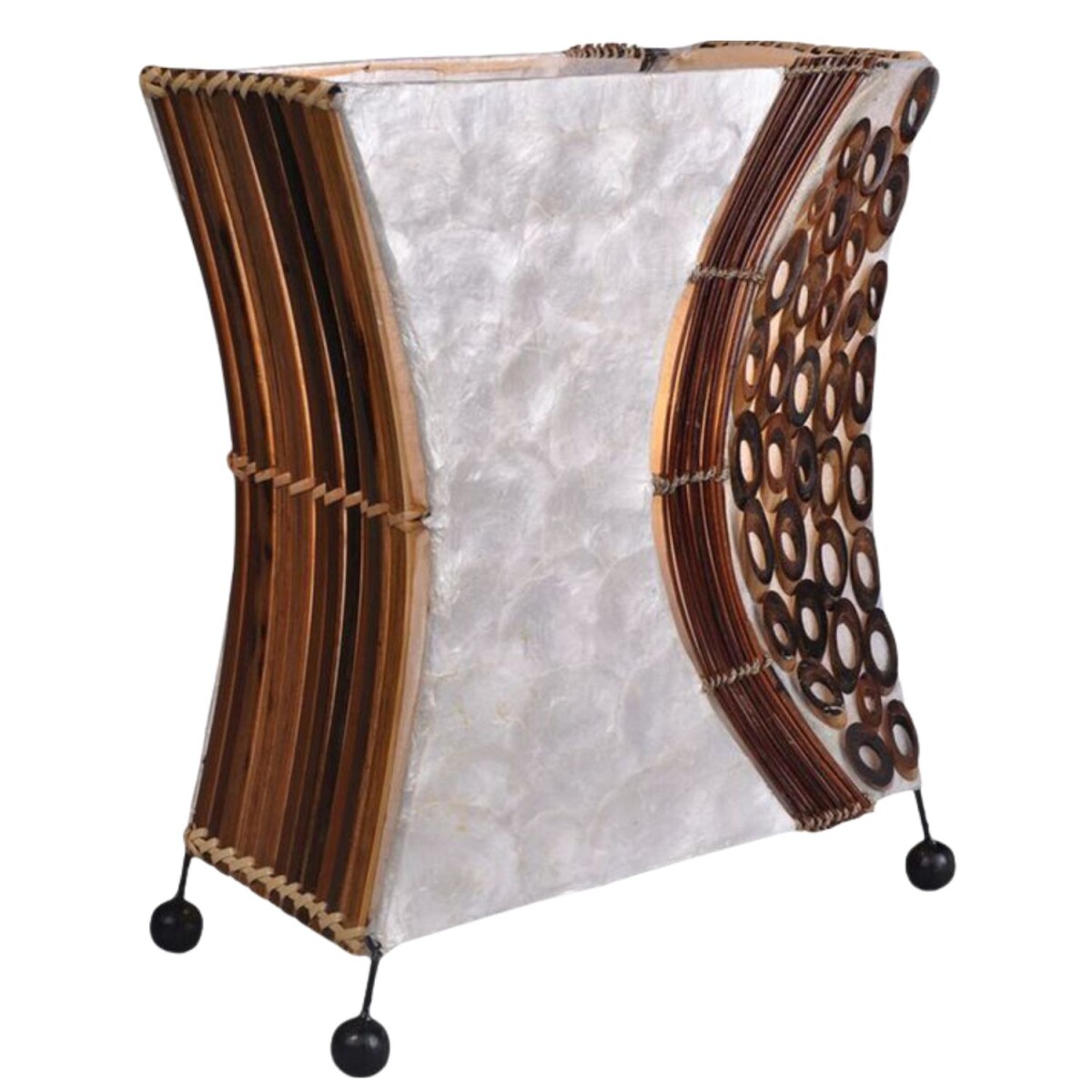 Lampe de table Wayan 30 cm, style bohème | Fabriqu&ea