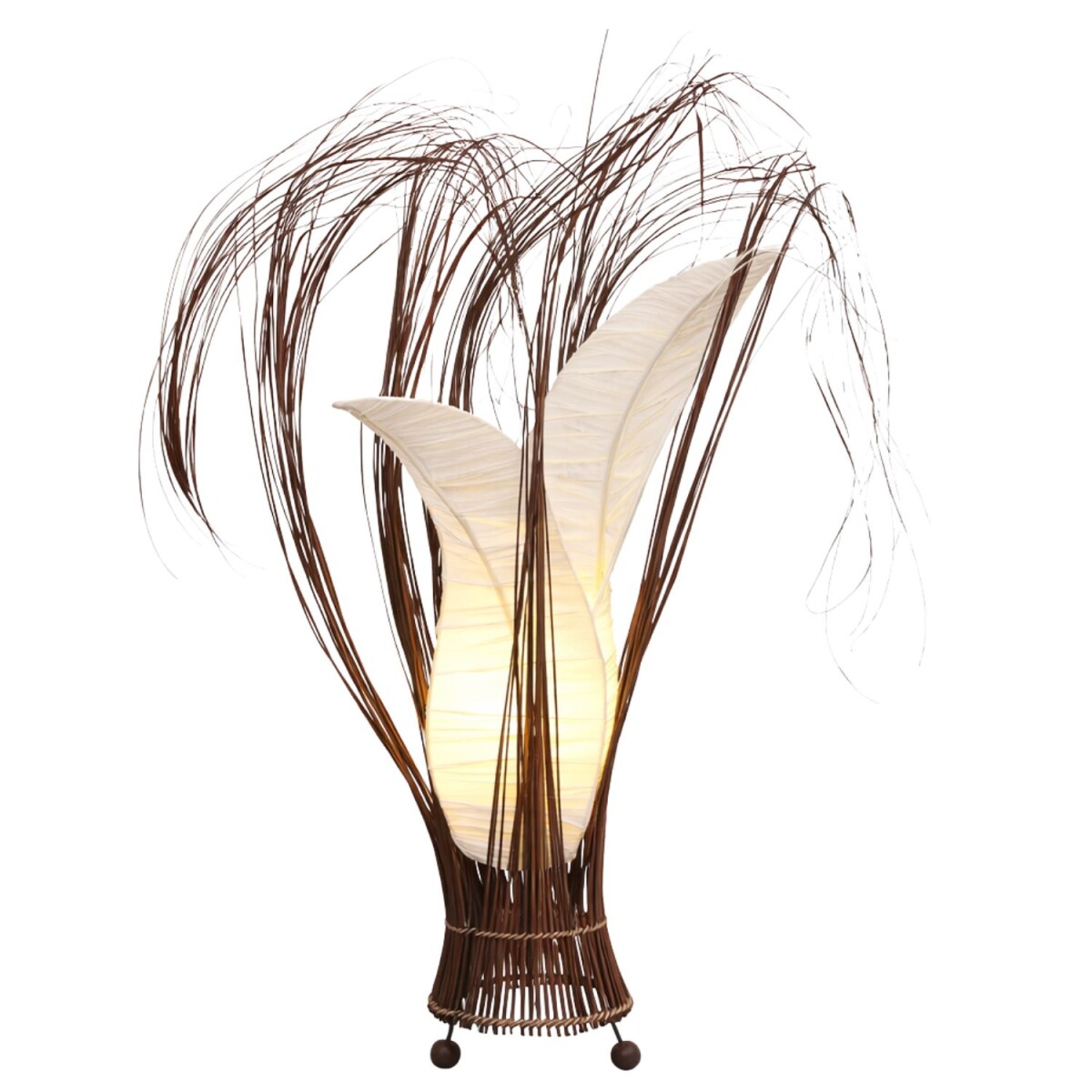 Lampe de table Bunga 50 cm, couleur cr&e box