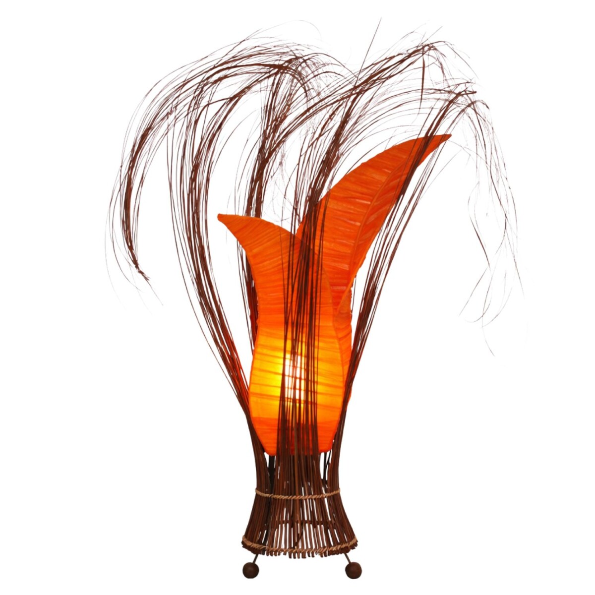 Lampe de table Bunga 50 cm orange | Fabr box