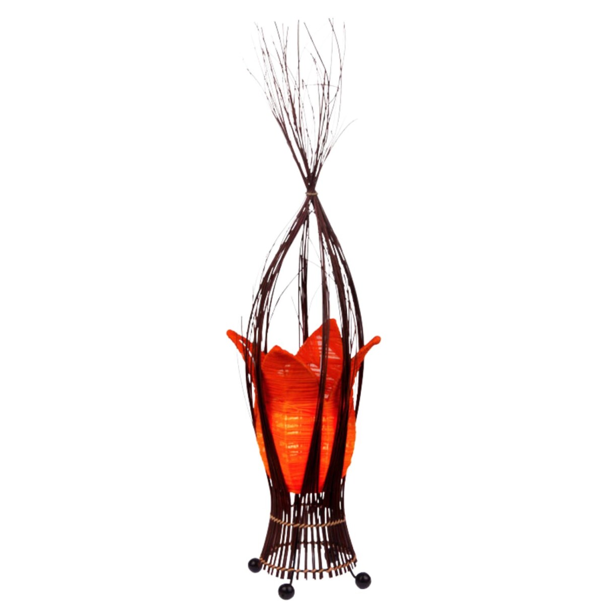 Lampe de table Elena Orange 30 cm, style box