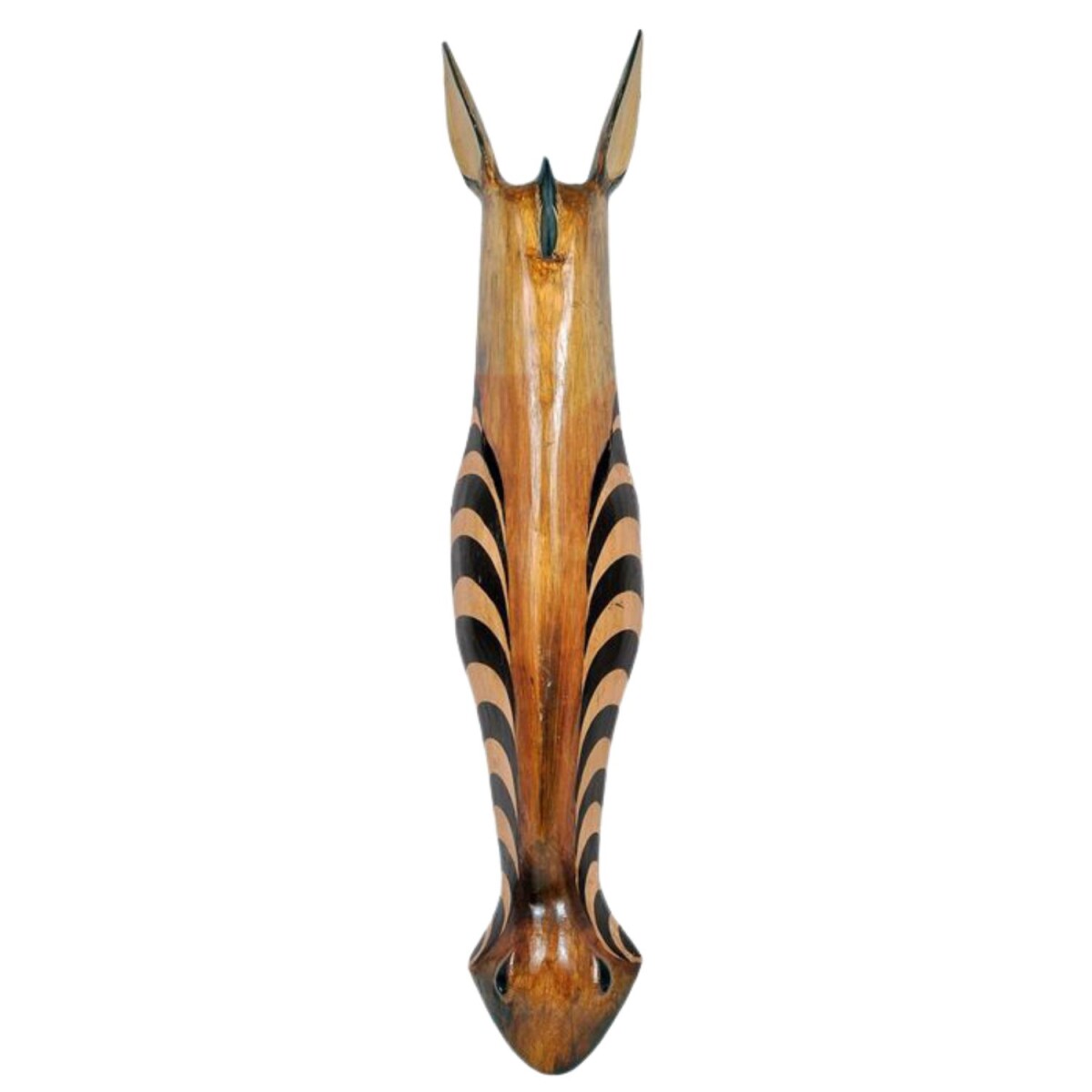 Décoration murale Zèbre 100 cm en bois massif 