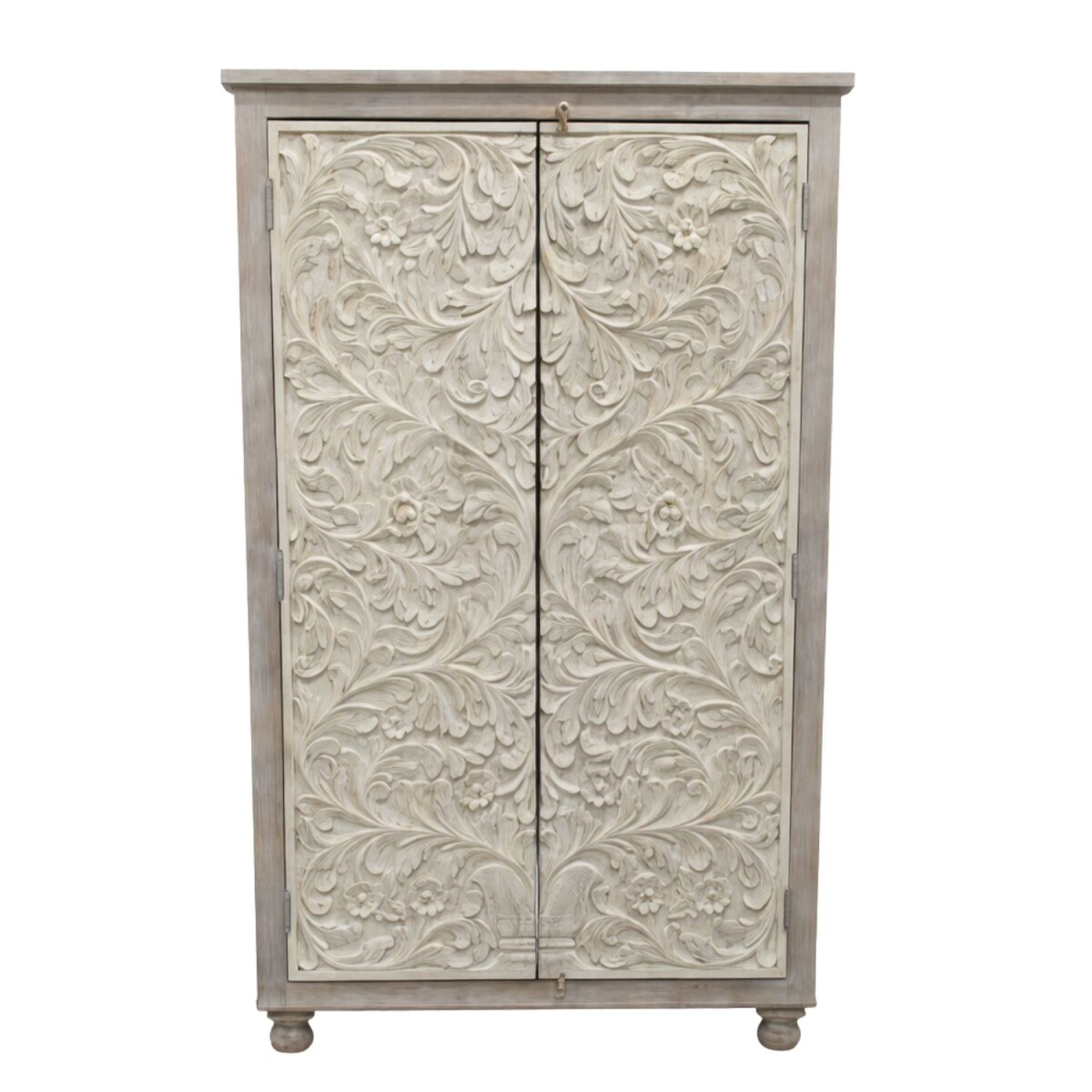 Buffet haut Raga 180 cm en bois massif, style...