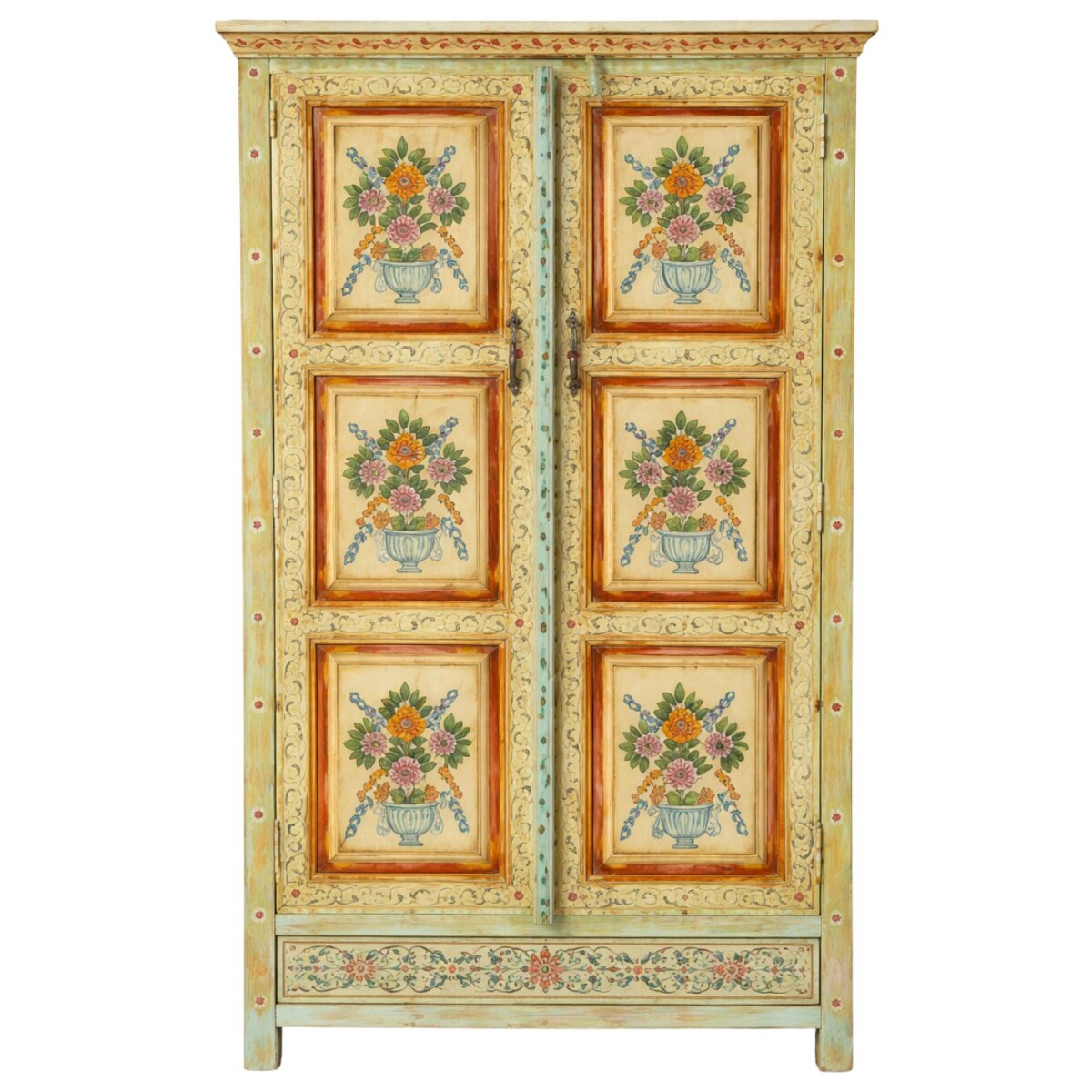 Buffet haut Ritika en bois massif, fait  box