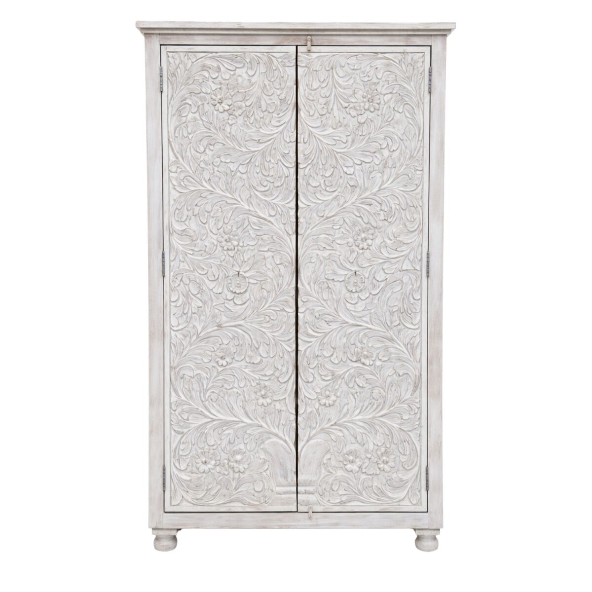Buffet haut Ramzo en bois massif, fait main, style...