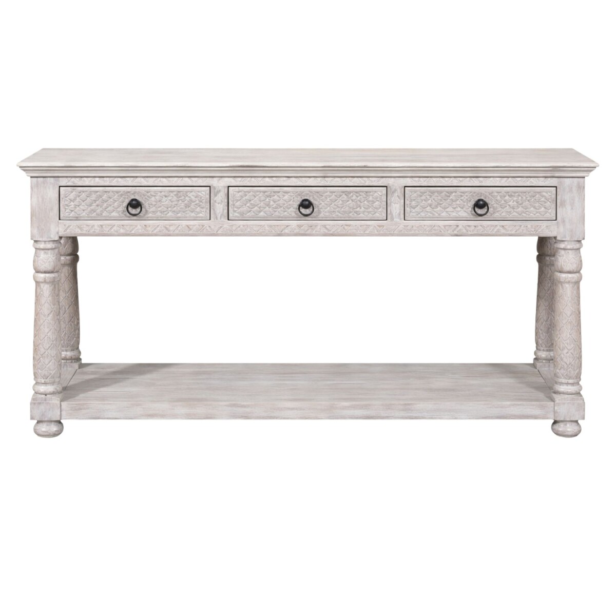 Buffet Rojana 150 cm en bois massif, style bohème vin