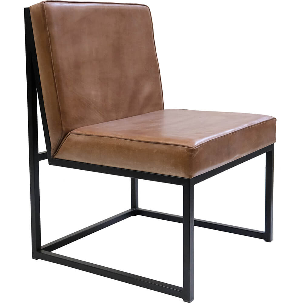 Fauteuil Perry en cuir box