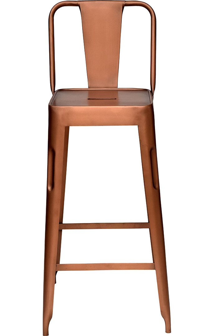 Tabouret de bar Copenhagen - Cuivre anti box
