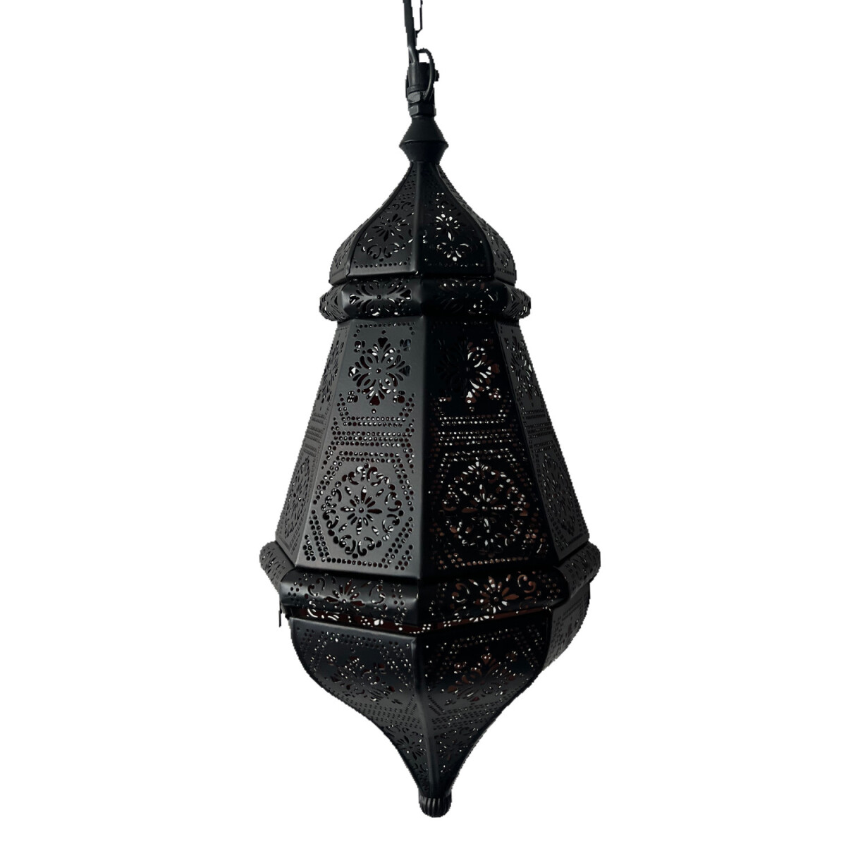 Lampe Salma Noir | Suspension orientale en métal, 40 