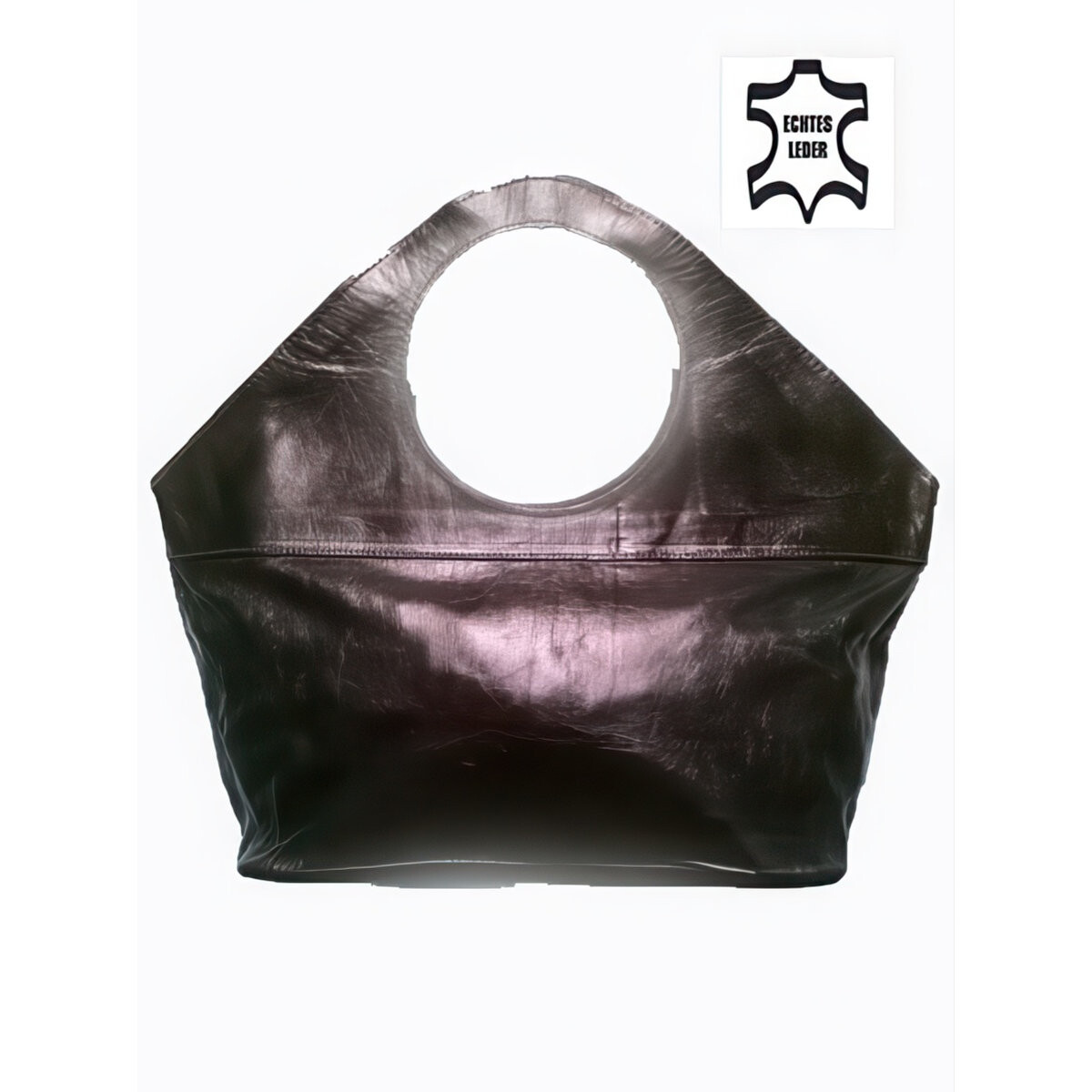 Sac en cuir oriental Schopper Loubna - Marron foncé