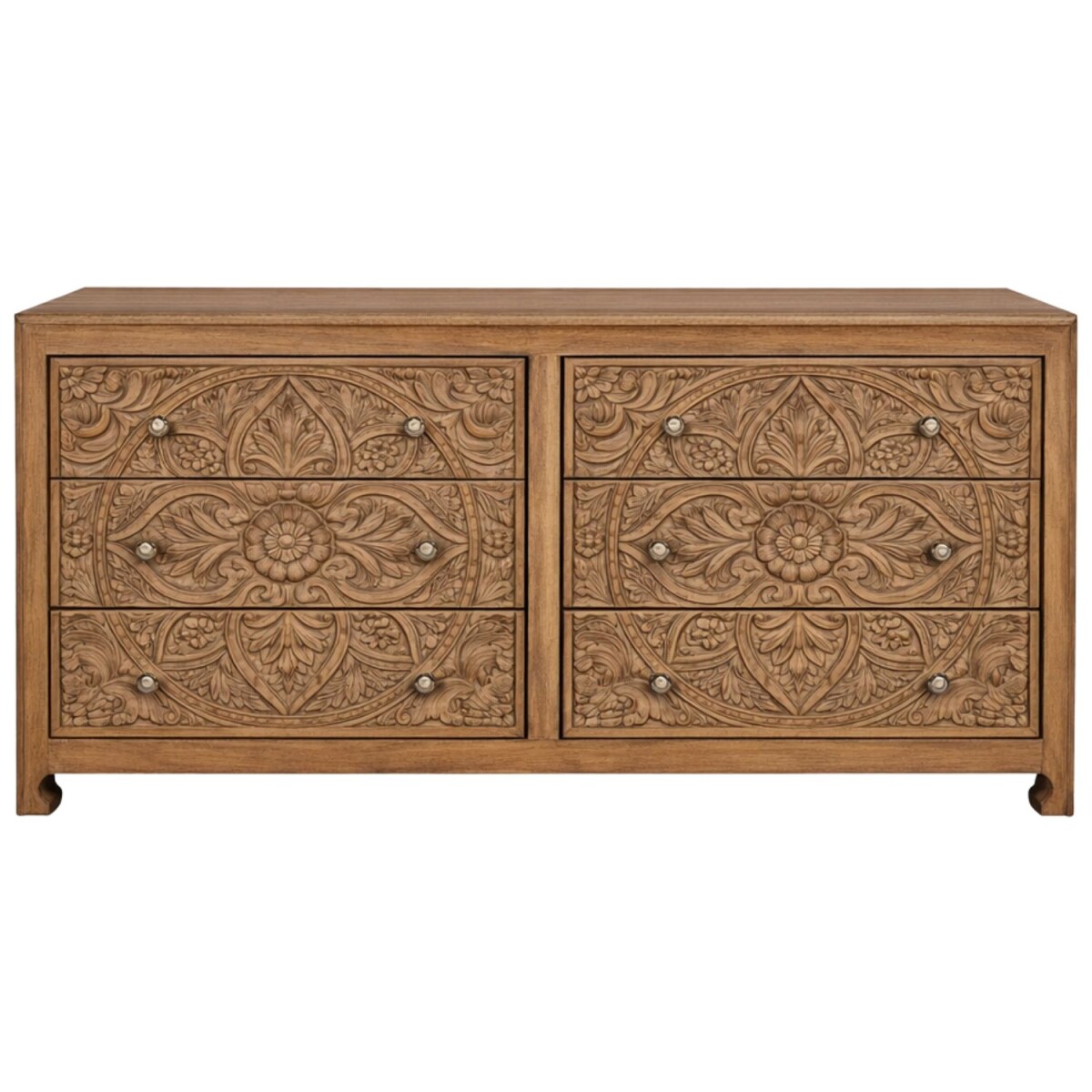 Buffet Inica marron 154 cm en bois massi box