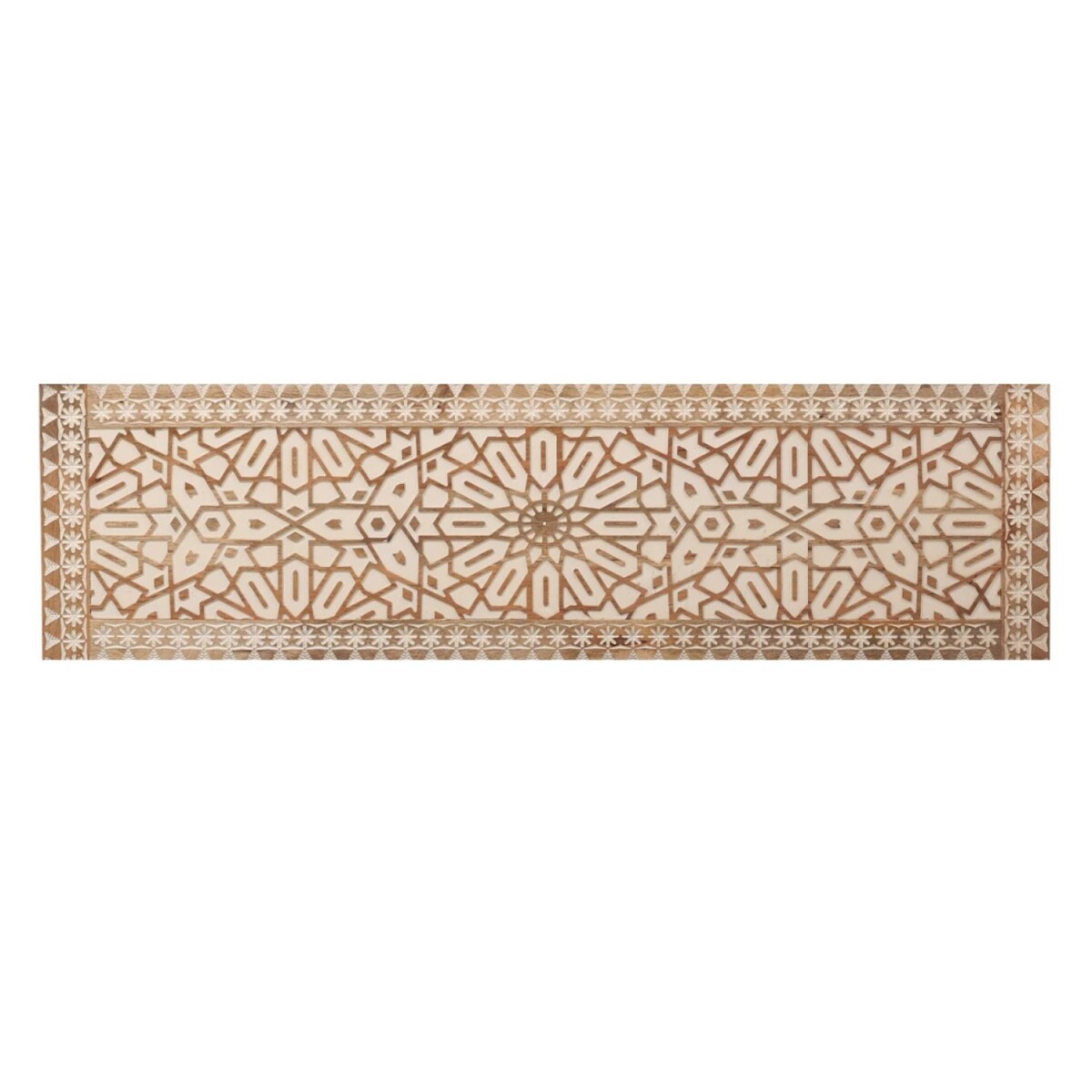 Tableau mural Julah 180 cm en bois massif, style oriental