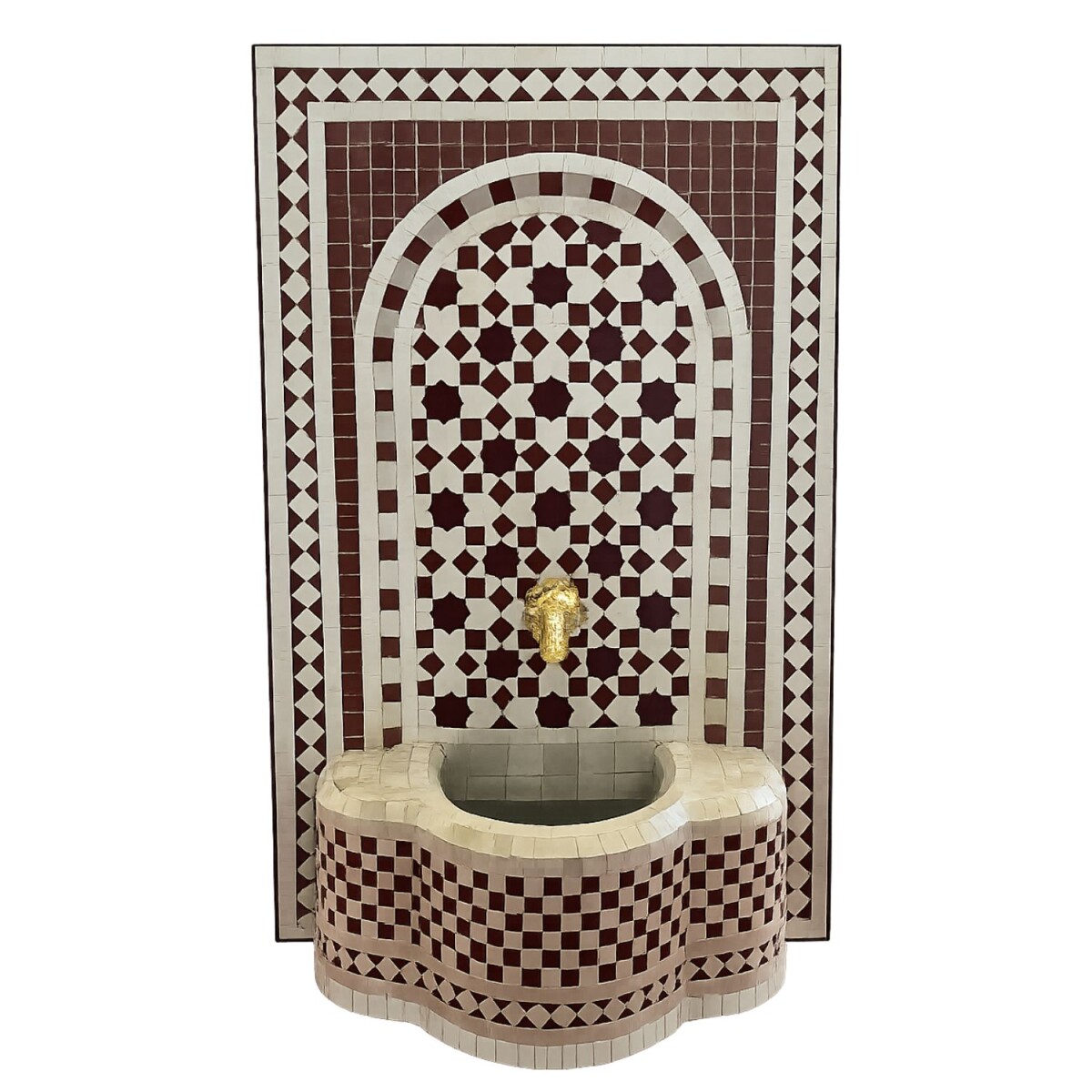 Fontaine de jardin marocaine en mosaïque 88 cm | Fontai