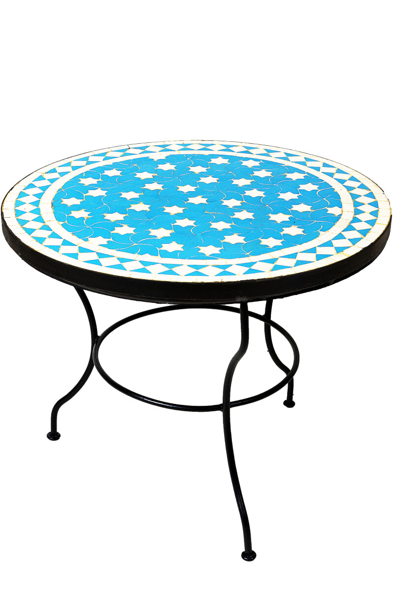 Table marocaine en mosaïque Estrell box
