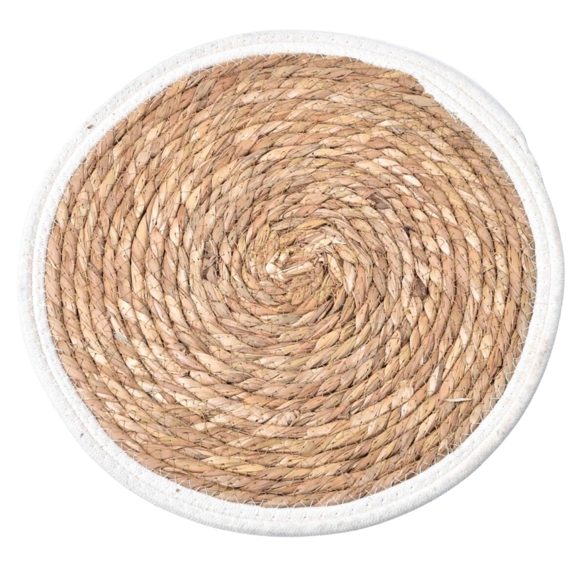 Set de table Boho en rotin naturel blanc | Set de table 29 c
