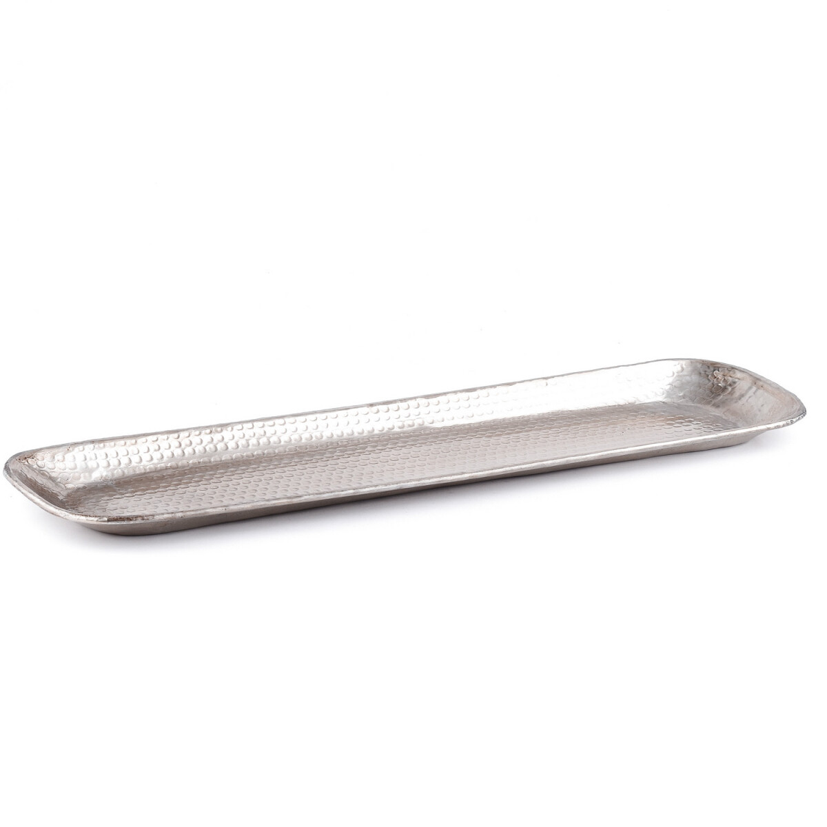 Plateau porte-bougies de style scandinave Hedye argent&eacut