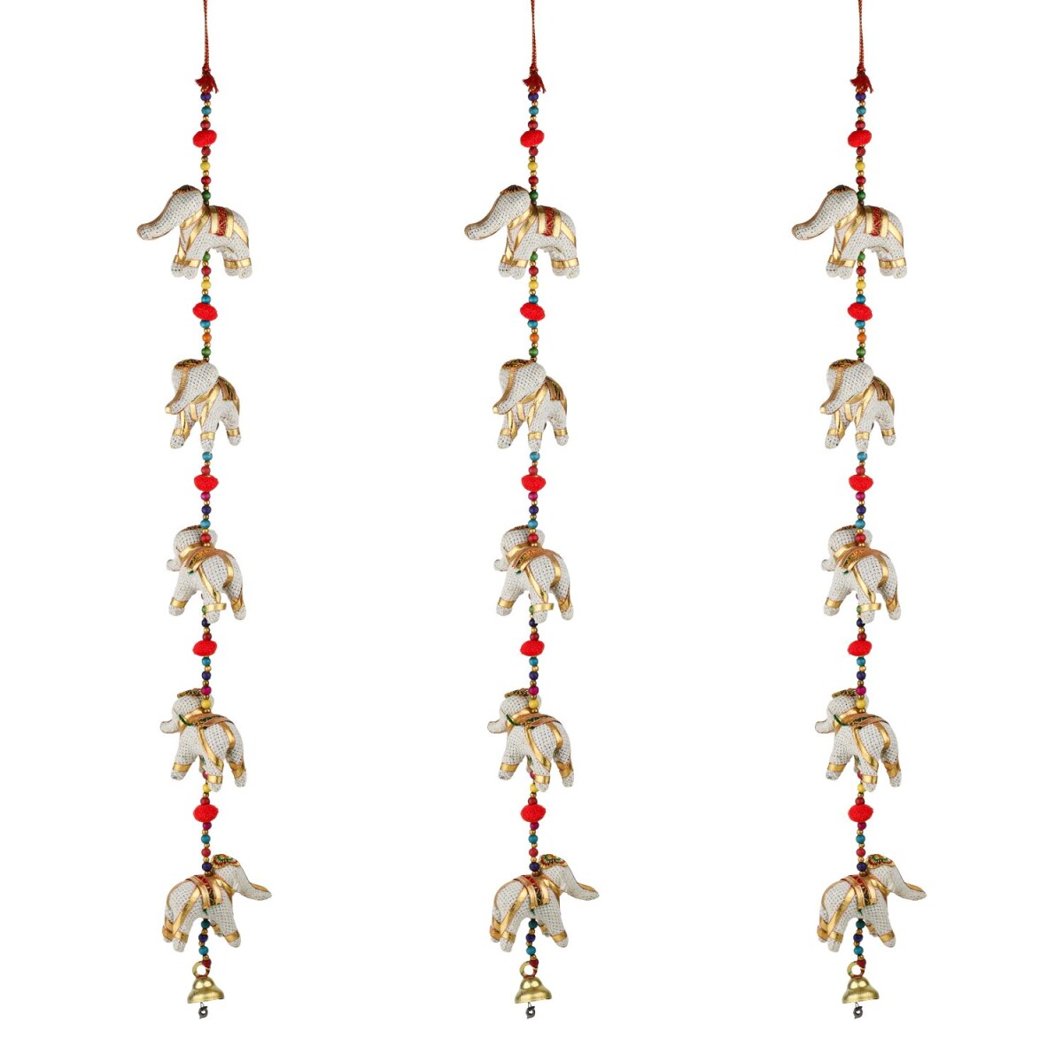 Lot de 3 suspensions décoratives « Elefantenzau