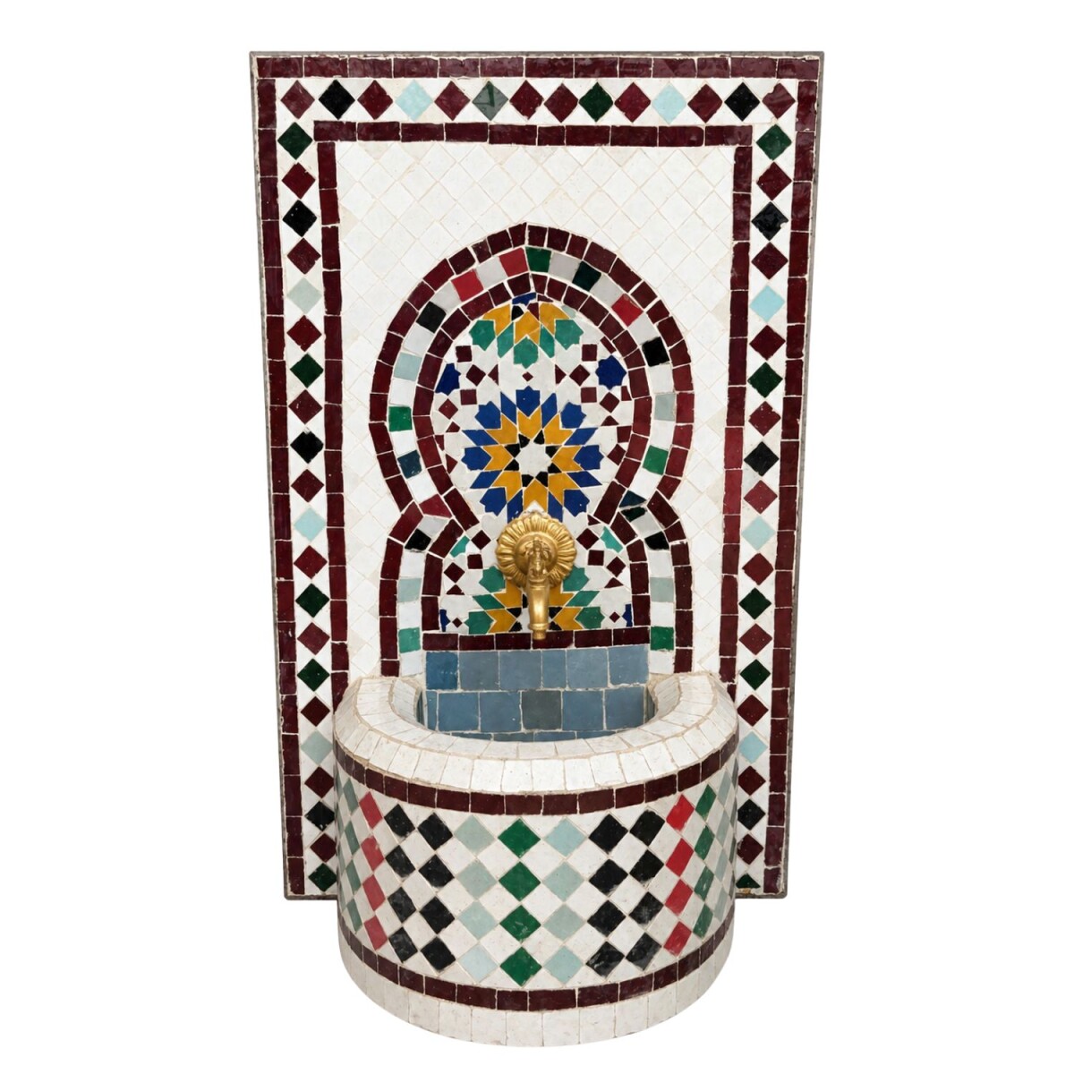 Fontaine marocaine en mosaïque 03-7 box