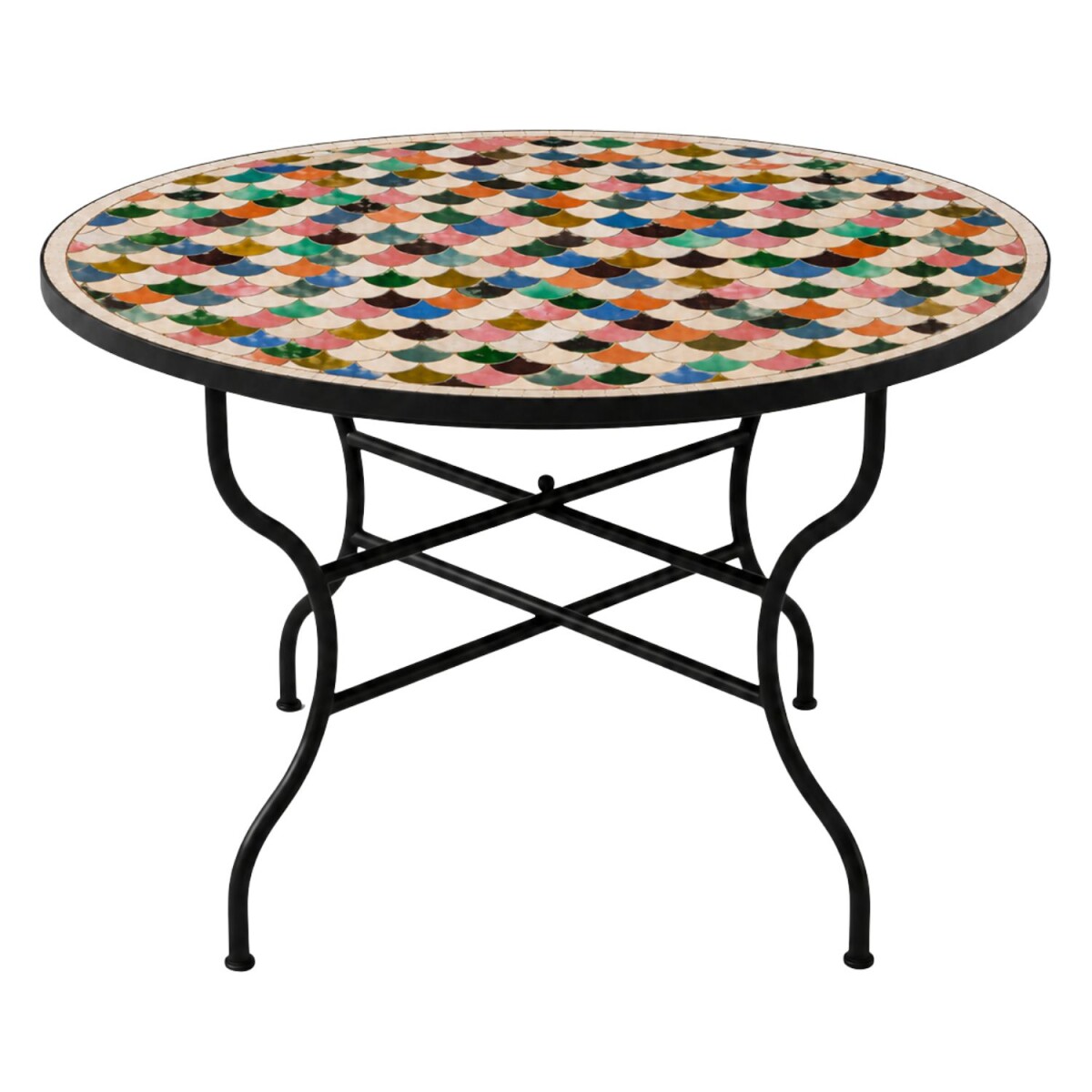 Table en mosaïque Manarola multicol box