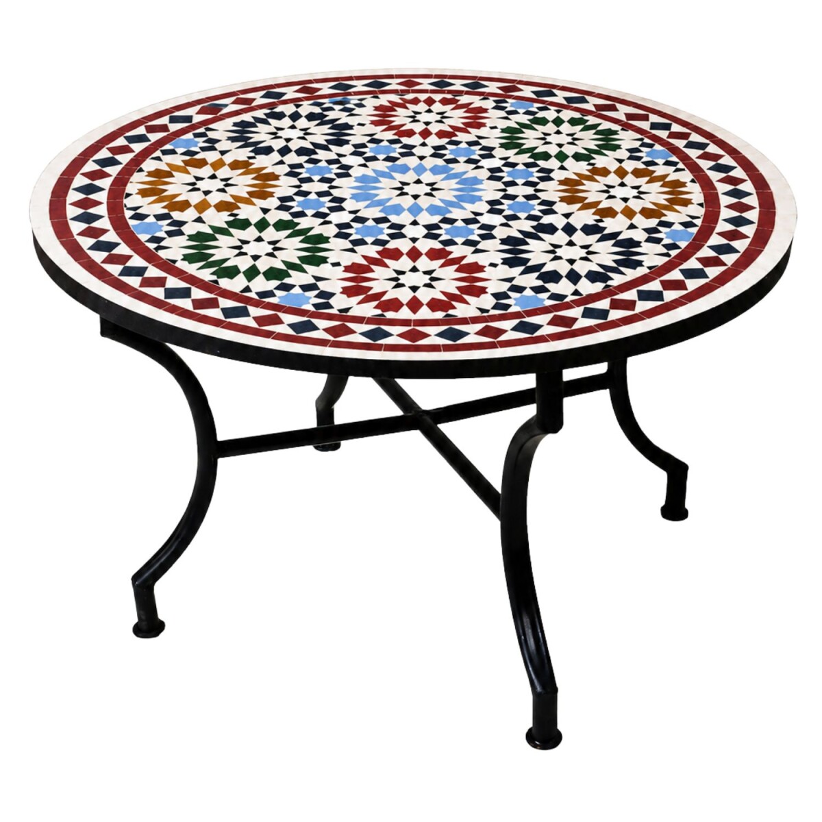 Table basse en mosaïque Elmana mult box