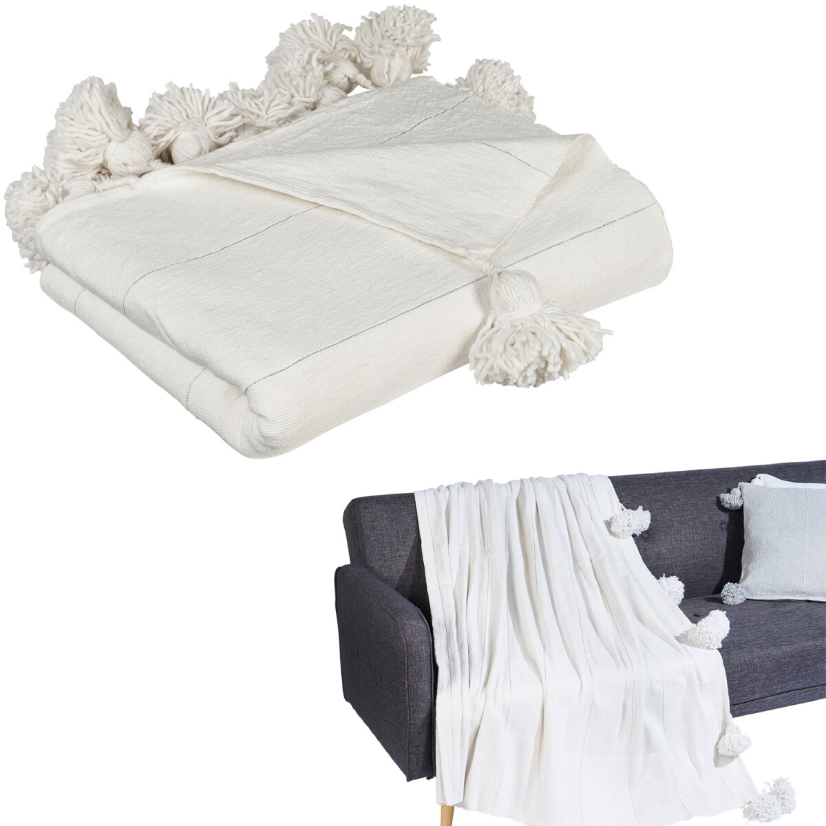 Couvre-lit, jeté de canapé, nappe de lit, styl