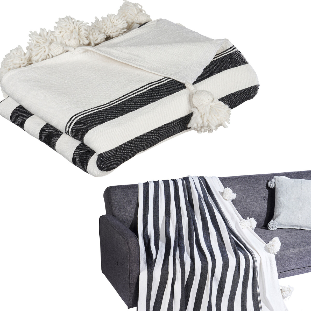 Couvre-lit, jetée de canapé, nappe de lit, sty