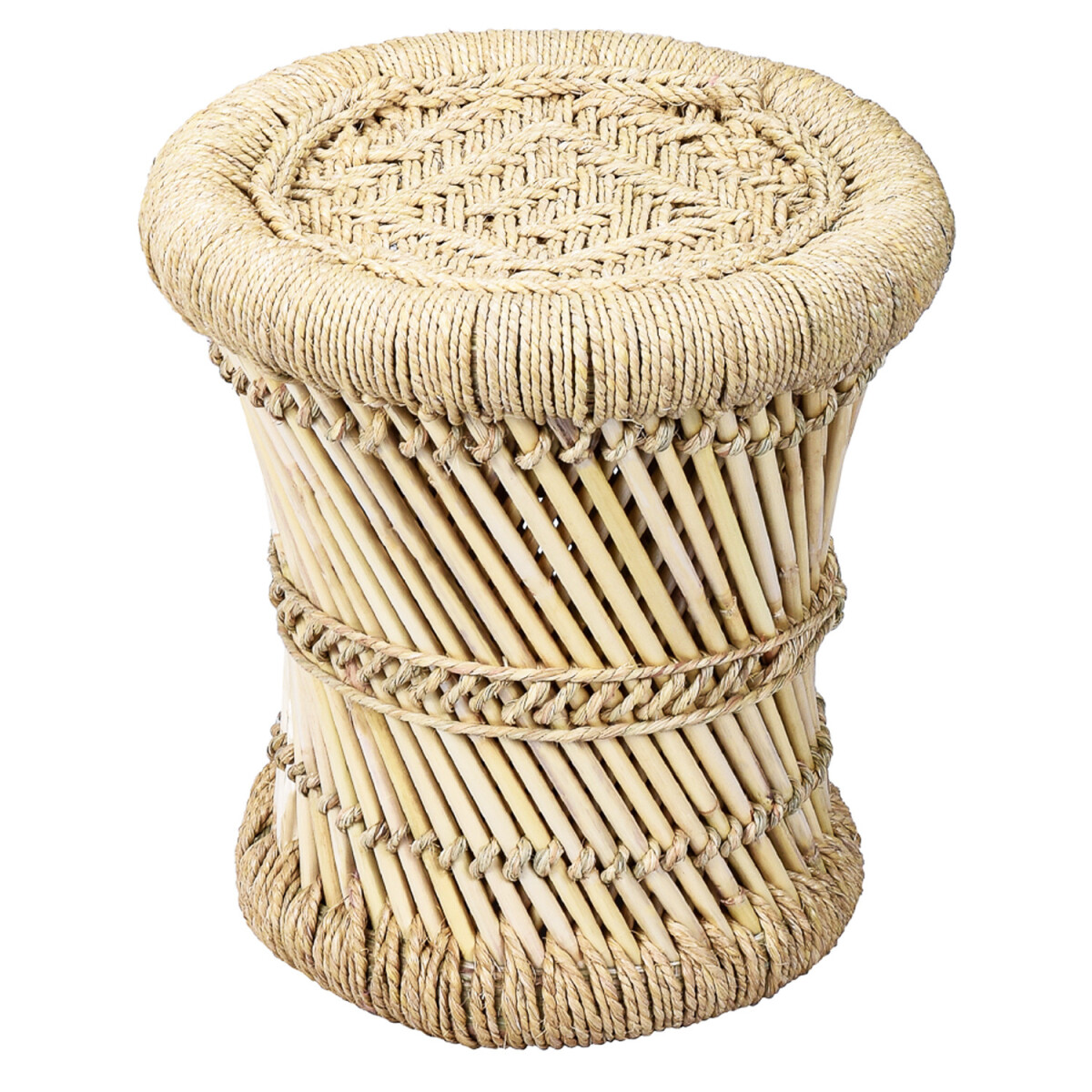 Tabouret-table dappoint de style bohème Benita 30 cm