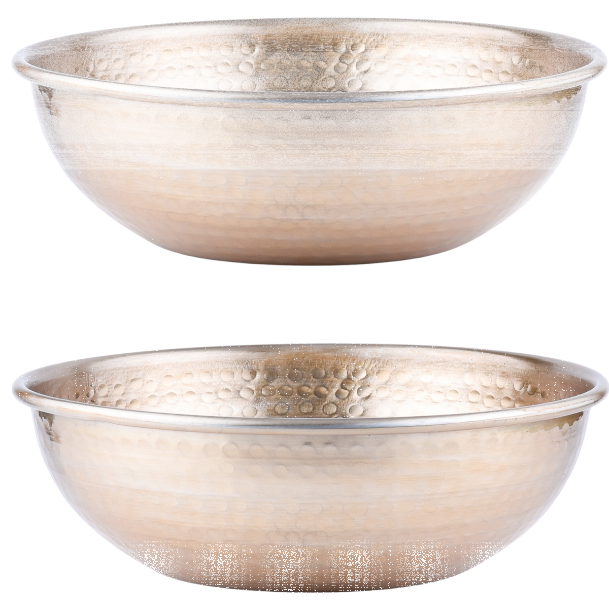 Lot de 2 coupes de service vintage Engla Gold, 27 cm
