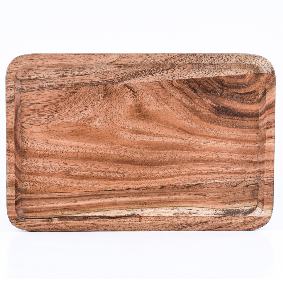 Plateau de service en bois dacacia Anea 30 x 20 cm