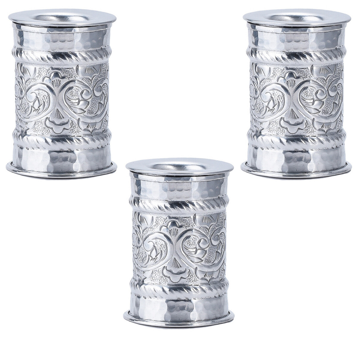 Lot de 3 bougeoirs orientaux « Doh box
