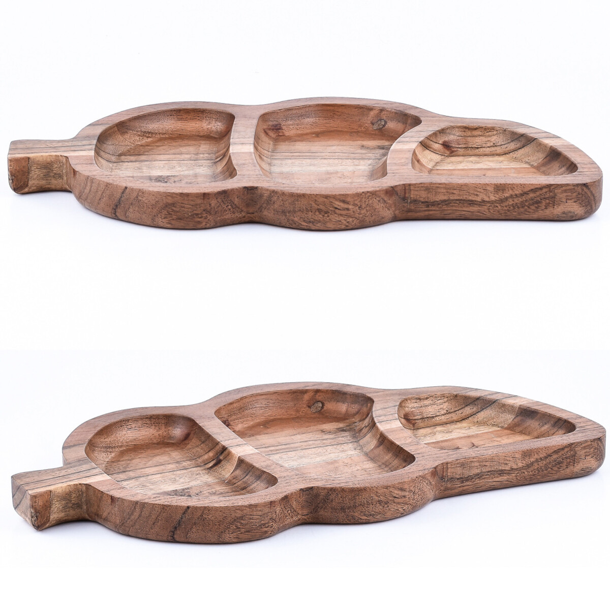 Lot de 2 plateaux de service en bois dac box