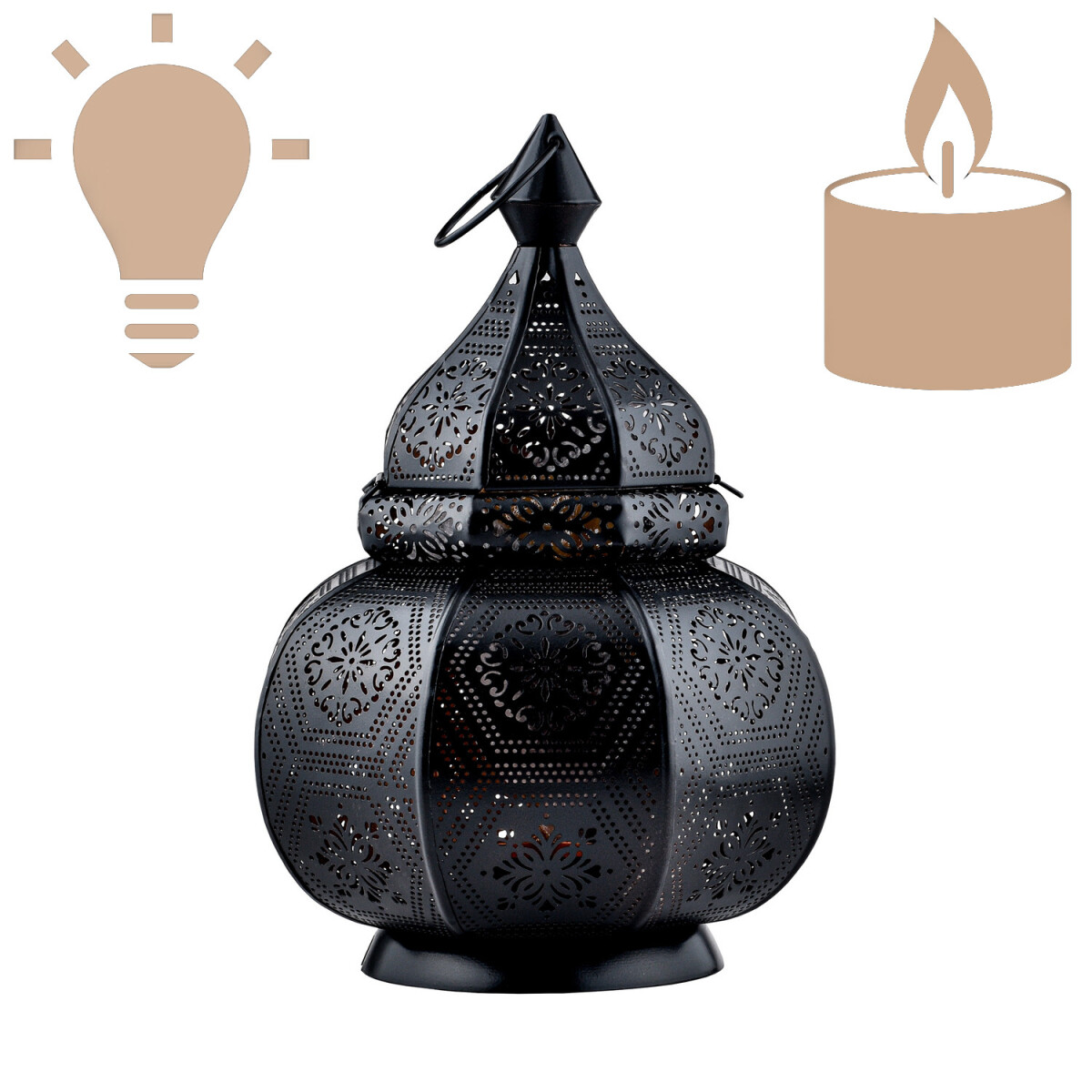 Lampe de chevet de style oriental Mahana box