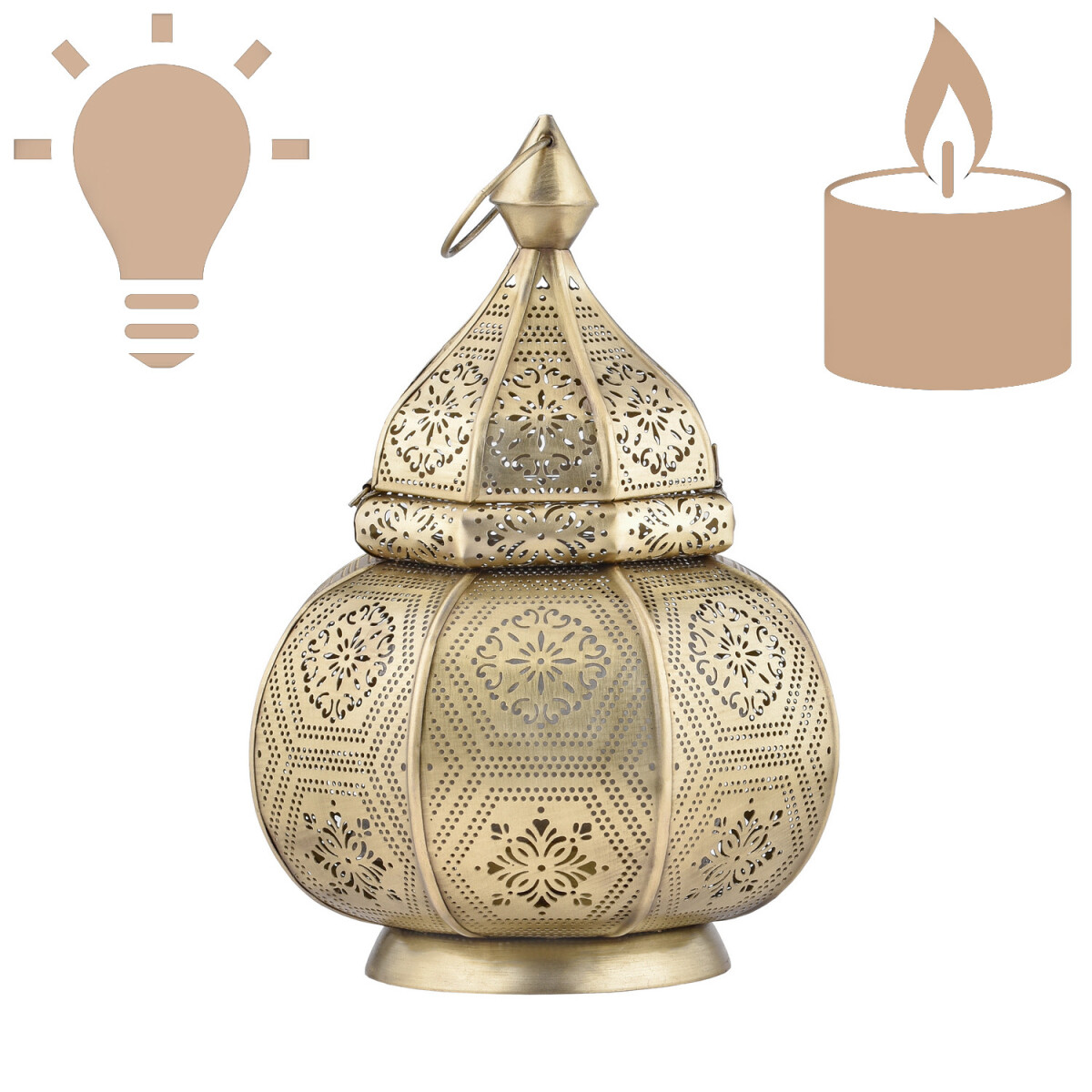 Lampe de chevet de style oriental Mahana box