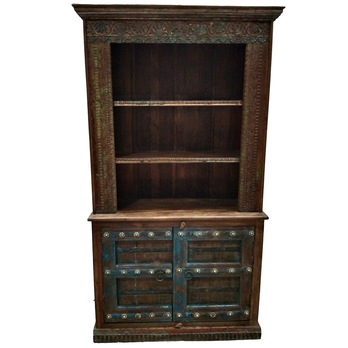 Bibliothèque vintage de style anc box
