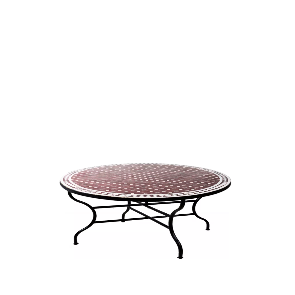 Table en mosa&iuml;que marocaine Marrakech, bordeaux...