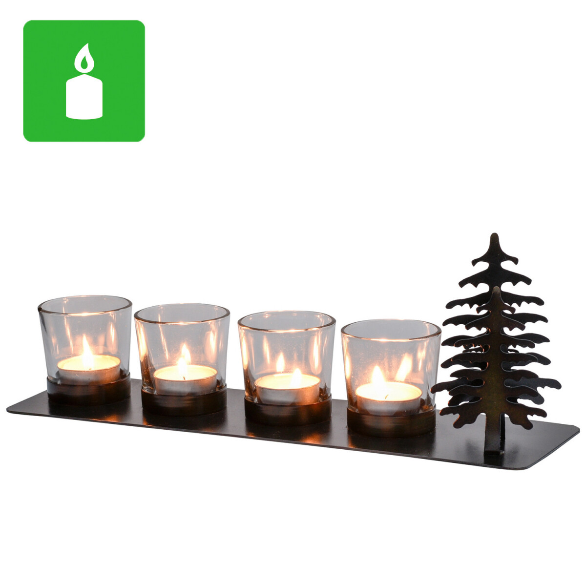 Bougeoir de Noël rétro Jamin box