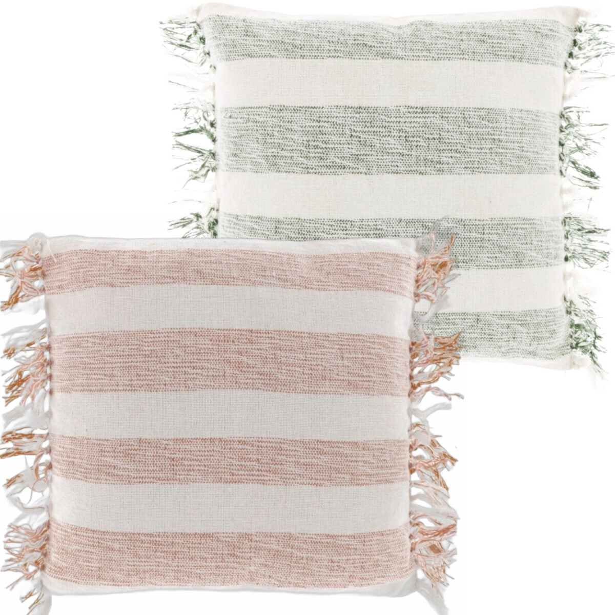 Lot de 2 coussins décoratifs style bohème pour