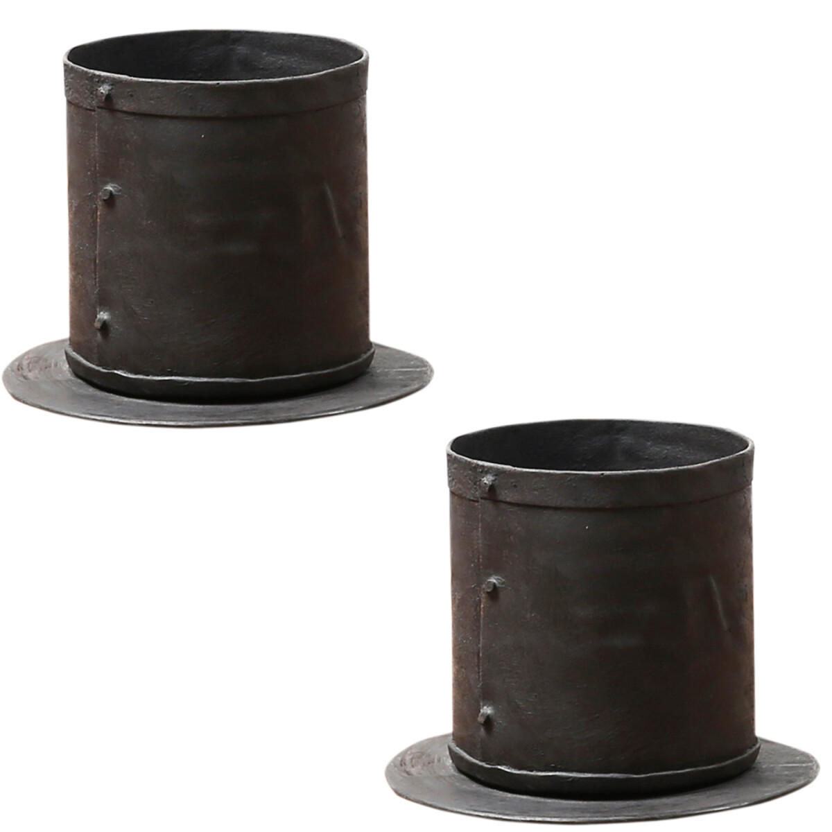 Lot de 2 pots de fleurs vintage Tulin pour la décorat