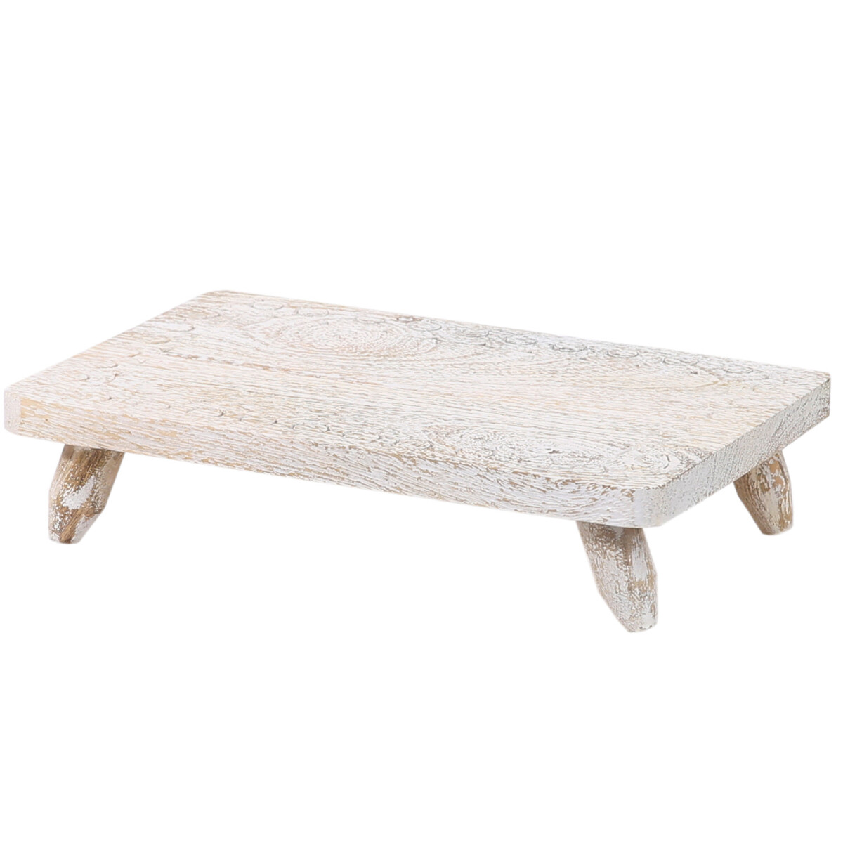Plateau de service vintage en bois Amika box