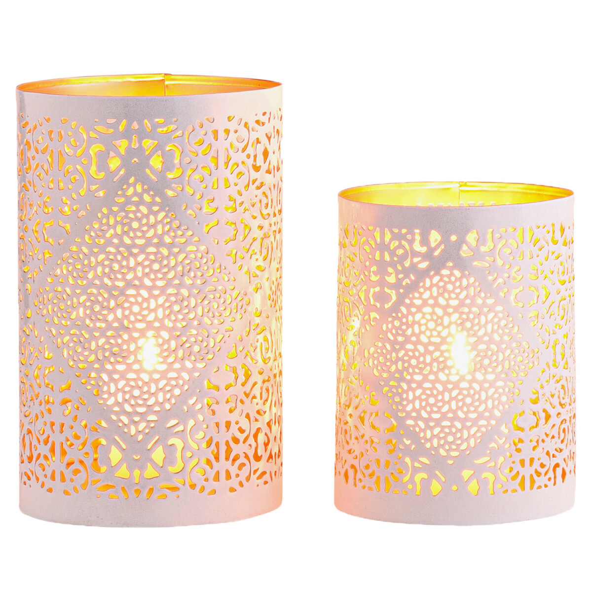 Lot de 2 photophores décoratifs o box